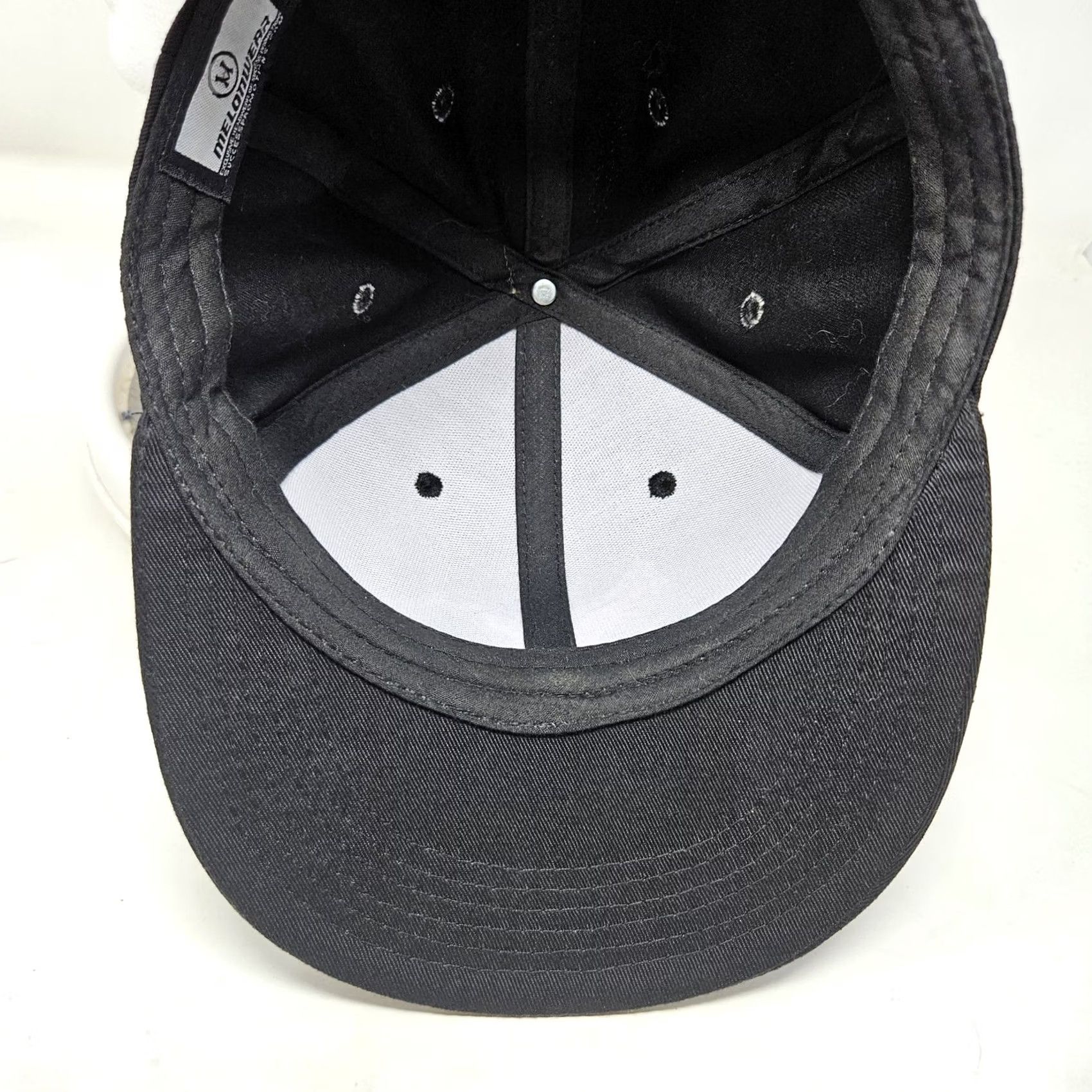 Logo 7 Melonwear Hat Cap Snap Back Black Bird Embroidered Logo Mens Streetwear Cotton Size ONE SIZE - 6 Thumbnail