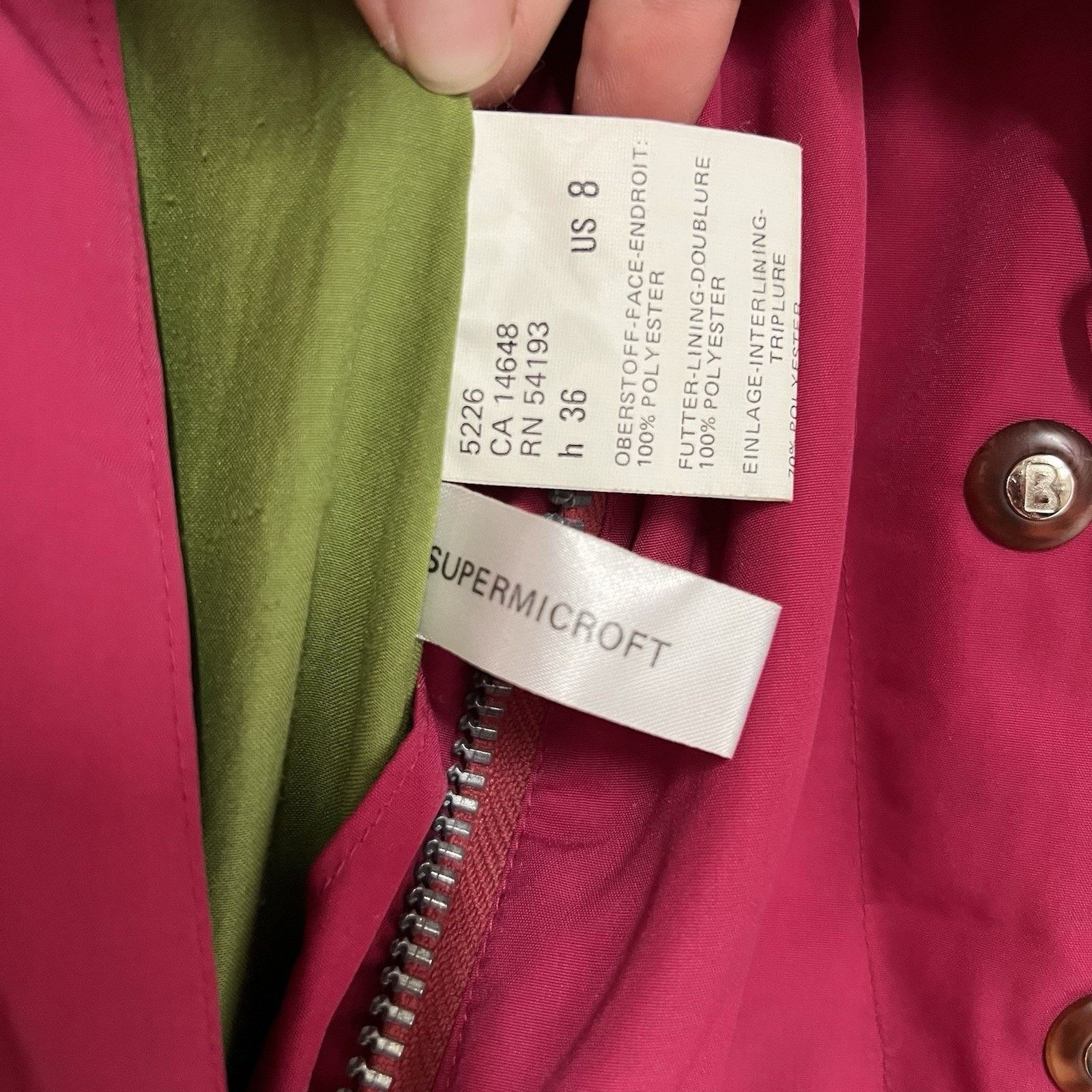 Bogner Vintage 90s BOGNER Convertible Ski Suit Sz 8 Pink Size M / US 6-8 / IT 42-44 - 6 Thumbnail