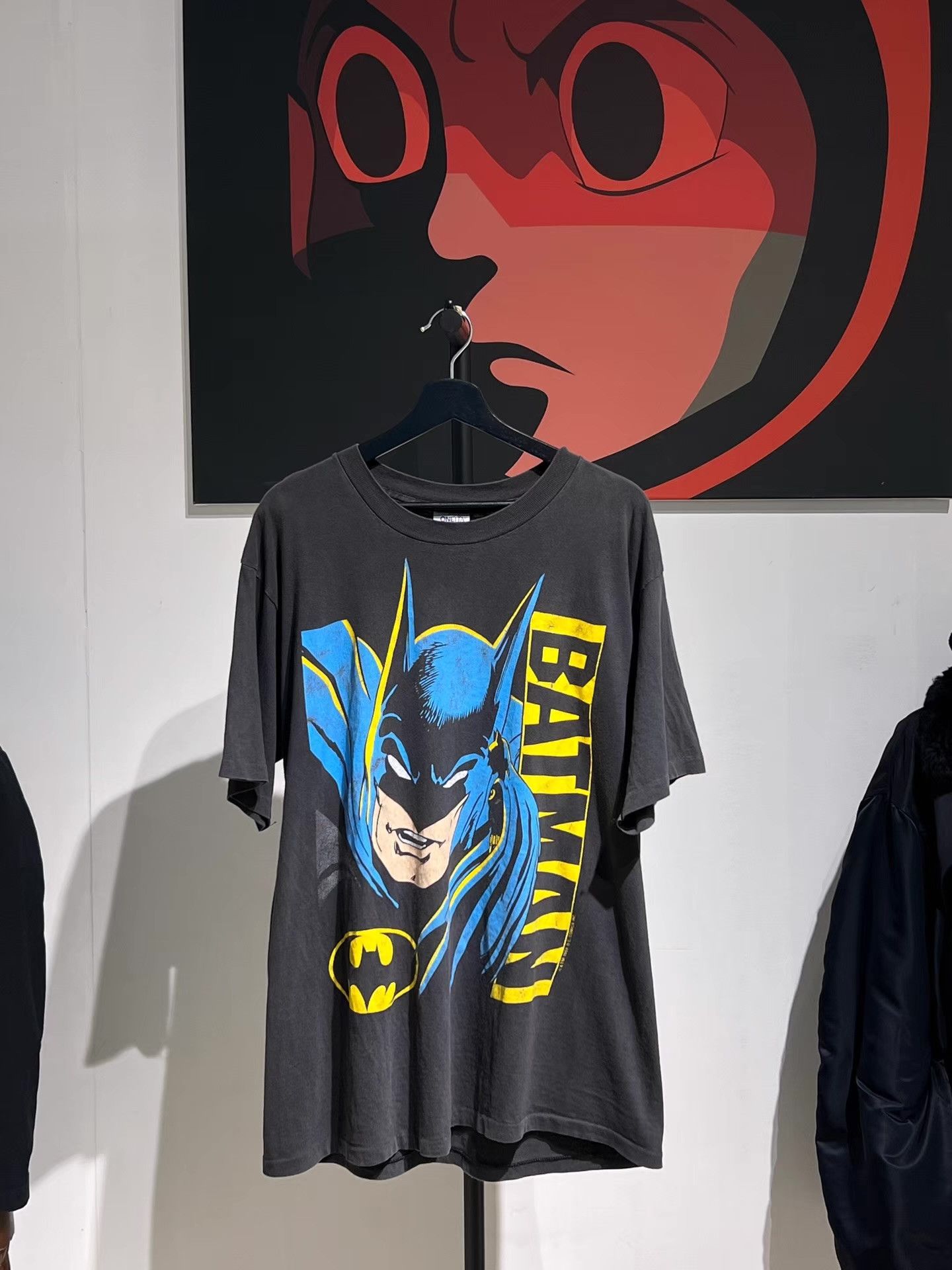 Vintage 90s Batman Vintage T‑Shirt Q13 Size US XL / EU 56 / 4 - 1 Thumbnail