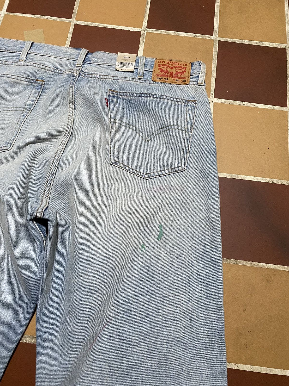 Levi's Vintage Levis 550 93’ Denim 90s baggy jeans Size US 40 / EU 56 - 5 Thumbnail