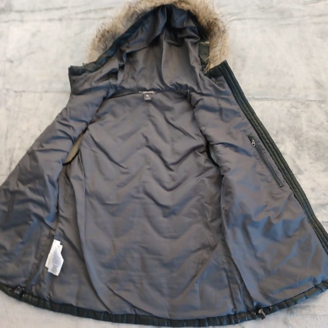 Eddie Bauer Eddie Bauer EB650 Puffer Vest Womens S Hooded Gray Down Insulated Nylon Softshell Zipper Pockets Vest Size S / US 4 / IT 40 - 5 Thumbnail