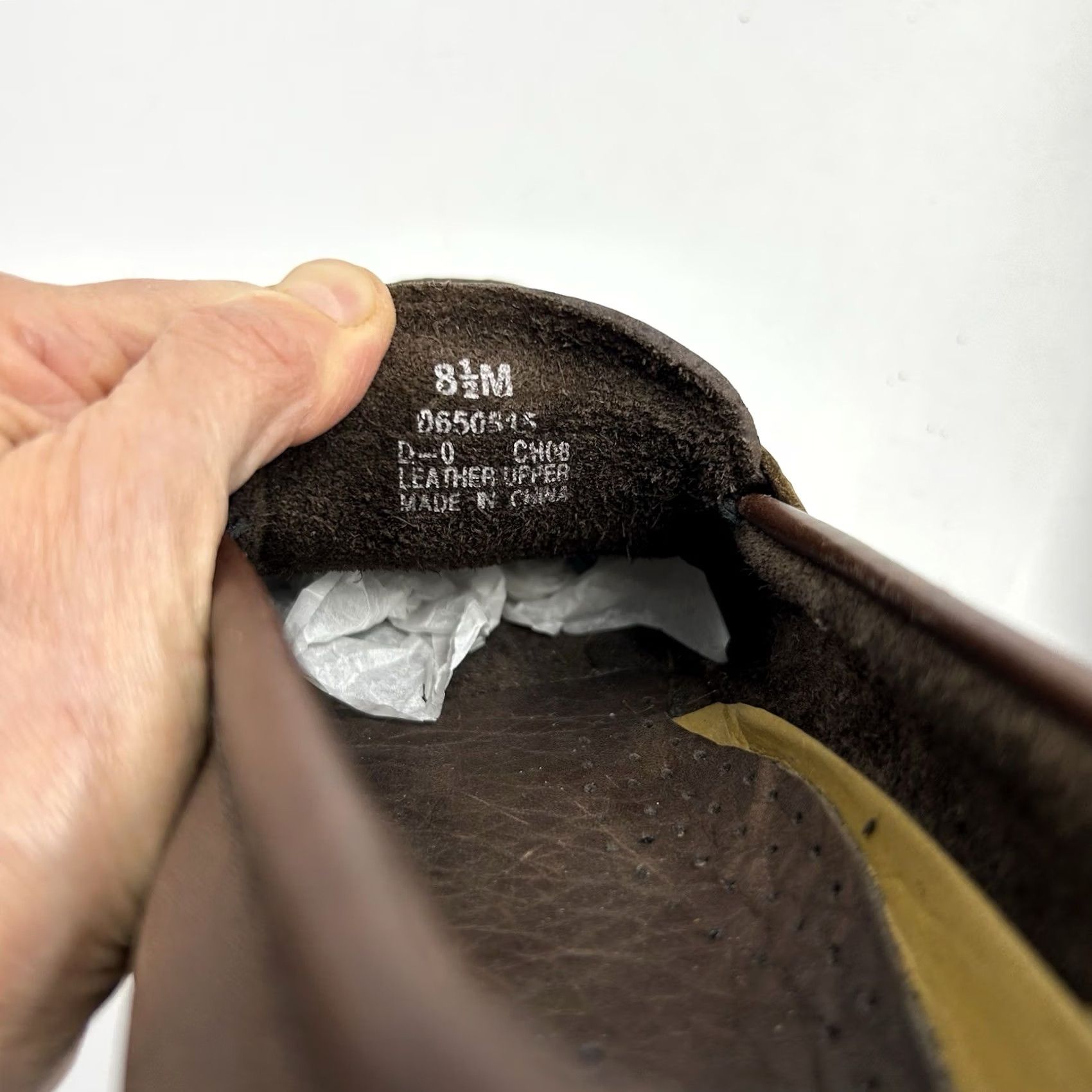 Sperry Sperry Topsider Loafer Mens 8.5 M Brown Pebbled Leather Comfort Cushioned Slip On Rubber Lug Sole Preppy 90s City College Equestrian Retro School Size US 9 / EU 42 - 7 Thumbnail