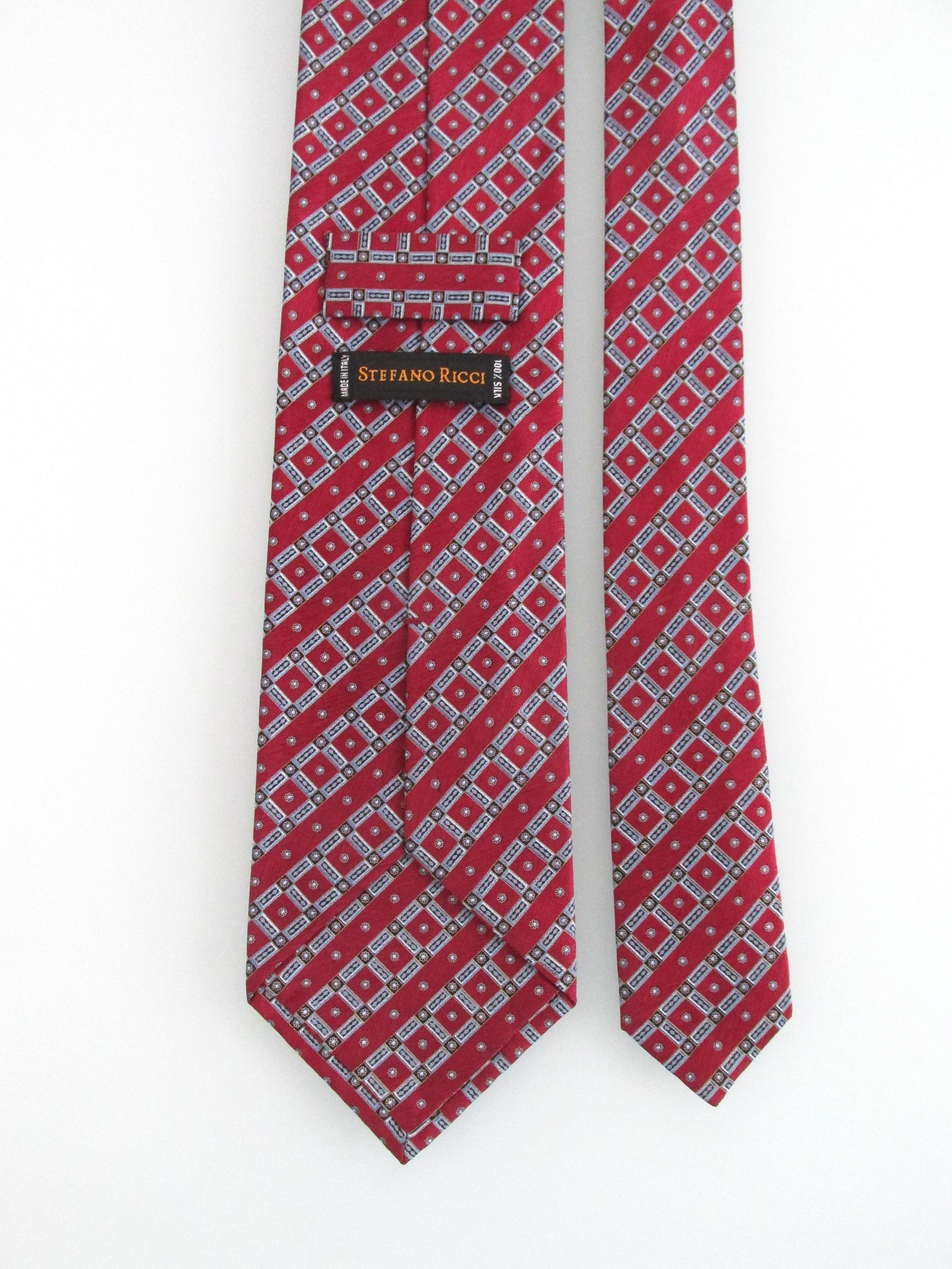 Stefano Ricci Stefano Ricci Men's Silk Tie Size ONE SIZE - 4 Thumbnail