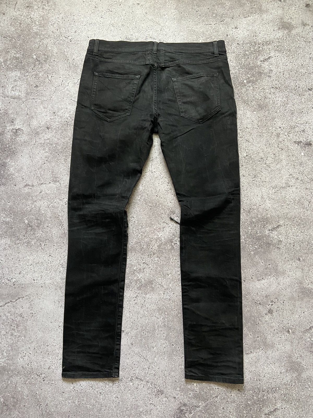 Yves Saint Laurent Yves Saint Laurent Black Jeans Size US 34 / EU 50 - 2 Thumbnail