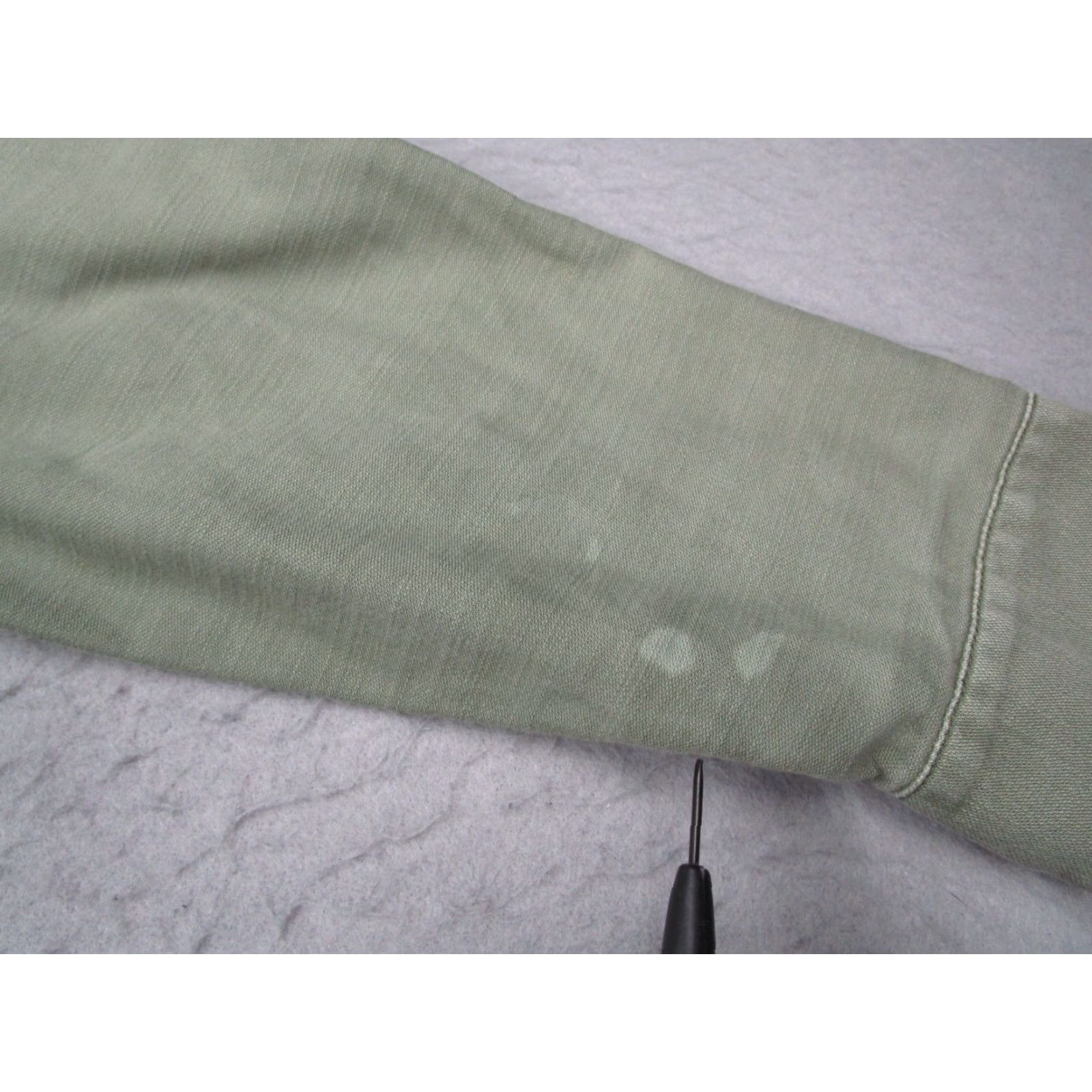 Madewell Madewell Military Jacket Women Small Green Twill Button Up Shacket Workwear Womens Size S / US 4 / IT 40 - 5 Thumbnail