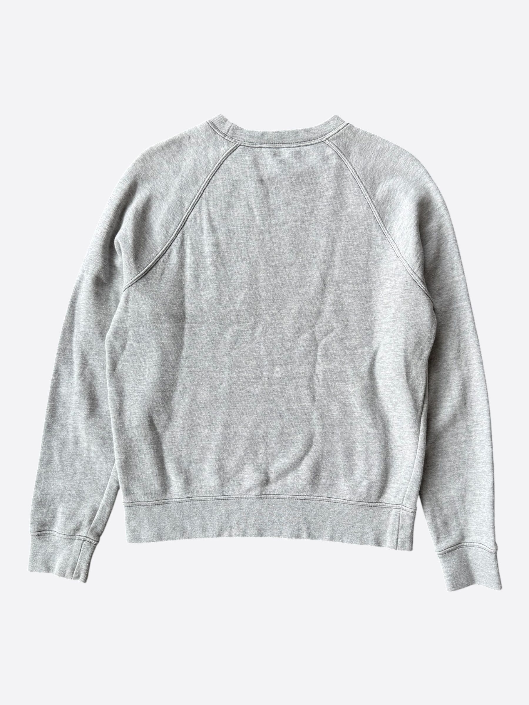 Louis Vuitton Louis Vuitton Grey Peace & Love Logo Embroidered Sweater Size US S / EU 44-46 / 1 - 2 Thumbnail