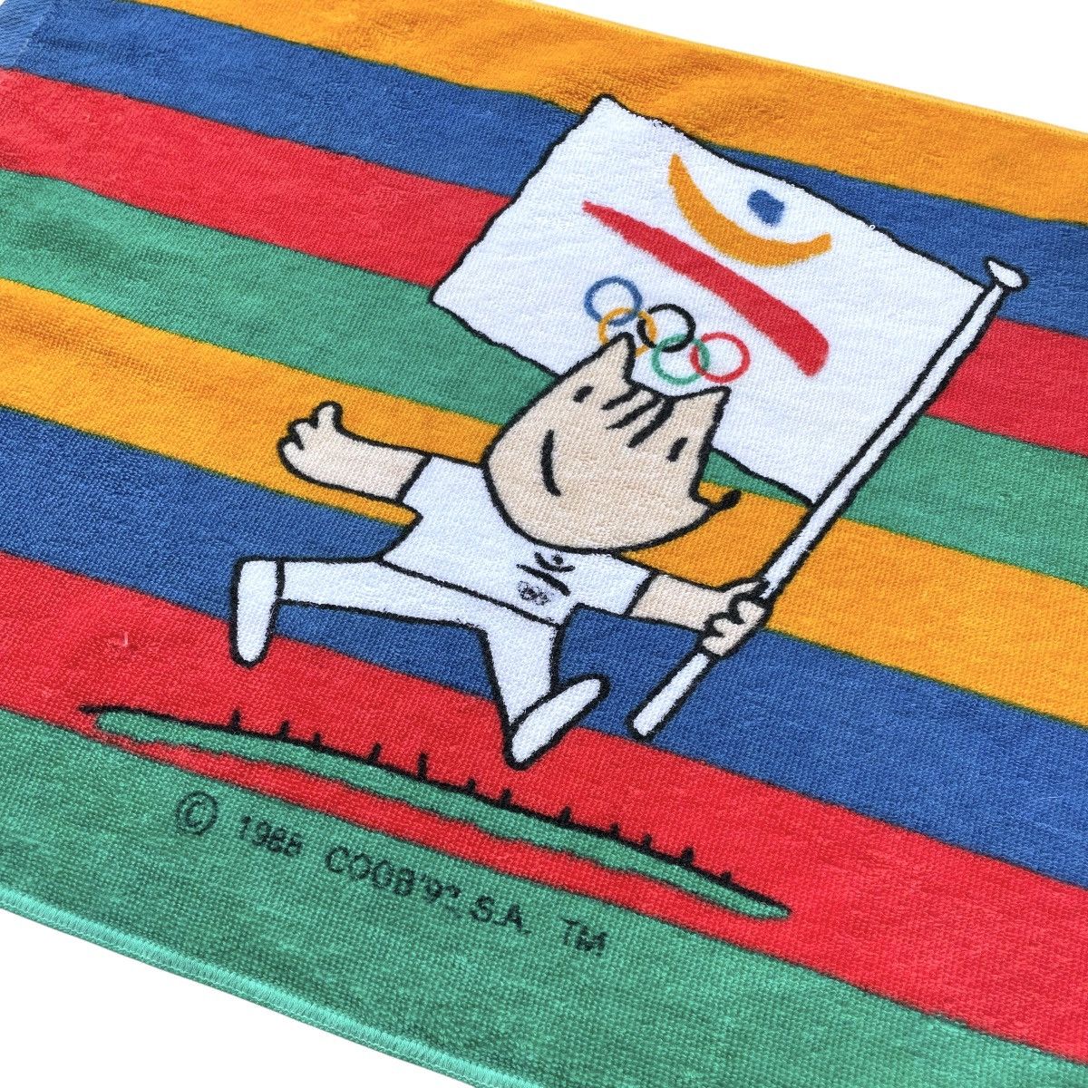 Vintage Barcelona 1992 Olympics Vintage ‘88 Copyright Promo Towel Size ONE SIZE - 2 Thumbnail