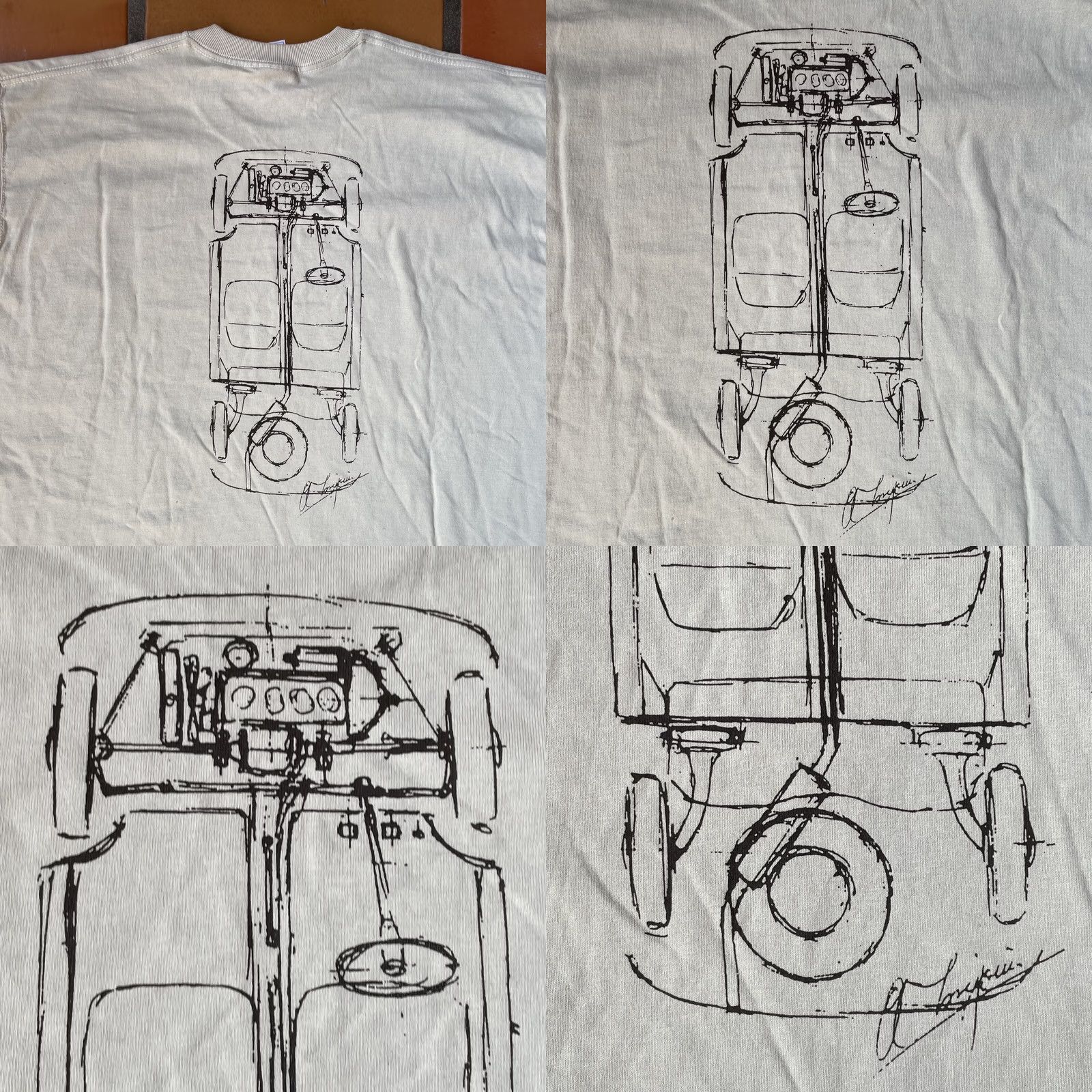 Fruit Of The Loom VINTAGE Fruit Of The Loom Men’s XL Beige T Shirt MINI Of The Rockies Graphic Tee Size US XL / EU 56 / 4 - 10 Thumbnail