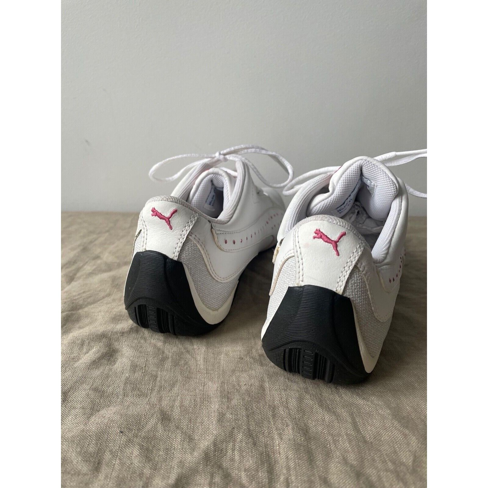 Puma Puma Y2K Vintage Racing Rhinhstones Flat Trainers 8419AC Size US 8.5 / IT 38.5 - 7 Thumbnail