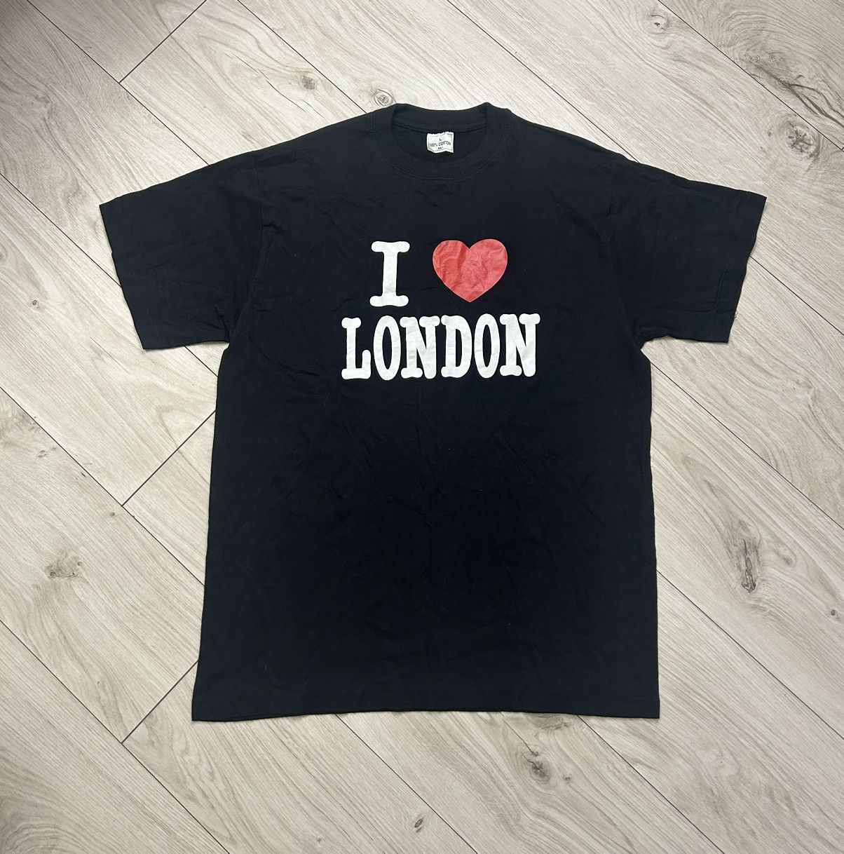Band Tees × Hysteric Glamour × Vintage Vintage Raf Simons Style I Love London Boxy Fit Tee Size US L / EU 52-54 / 3 - 1 Thumbnail