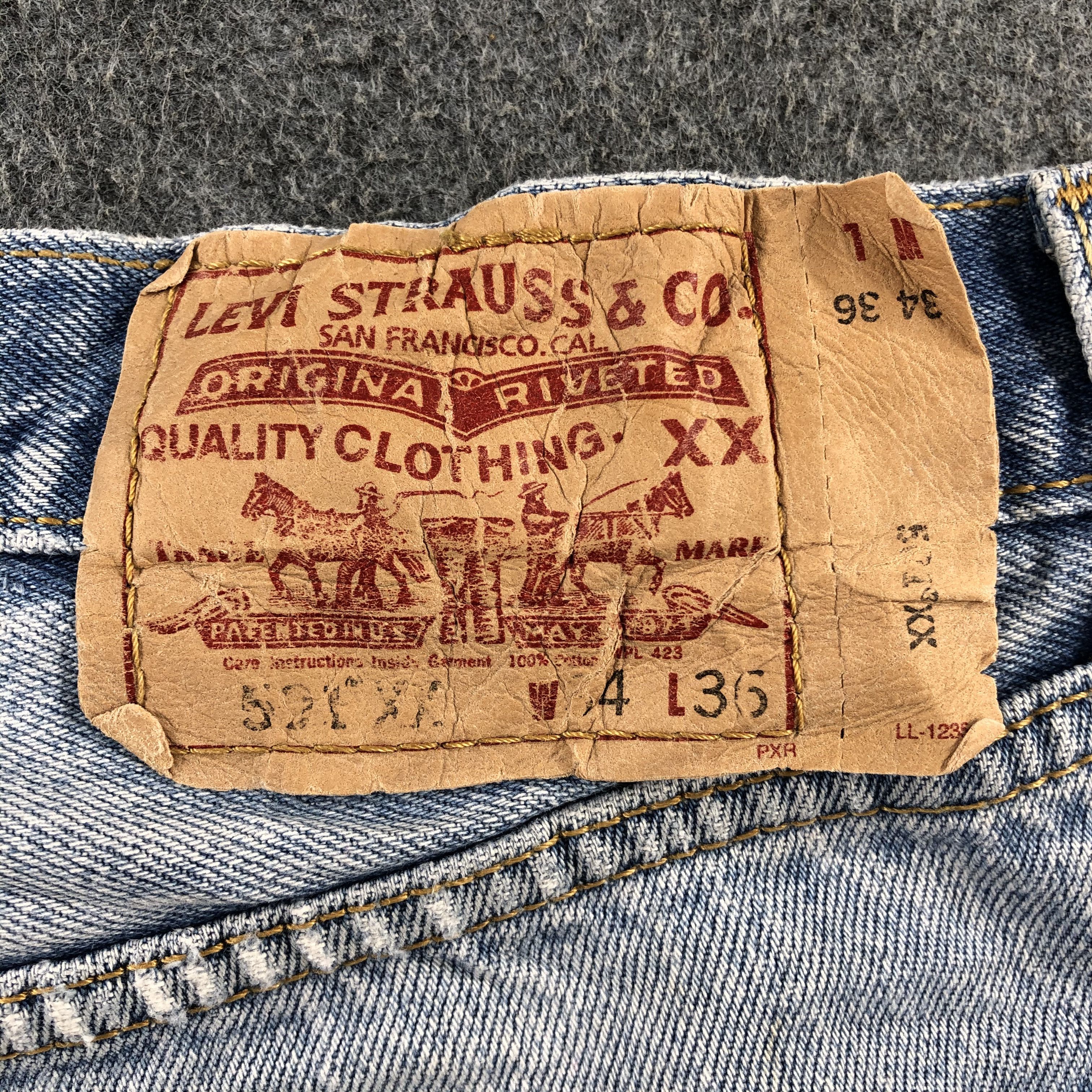 Levi's 90s Vintage Blue Wash Levis 501 Jeans-J2570 Size US 31 - 5 Thumbnail