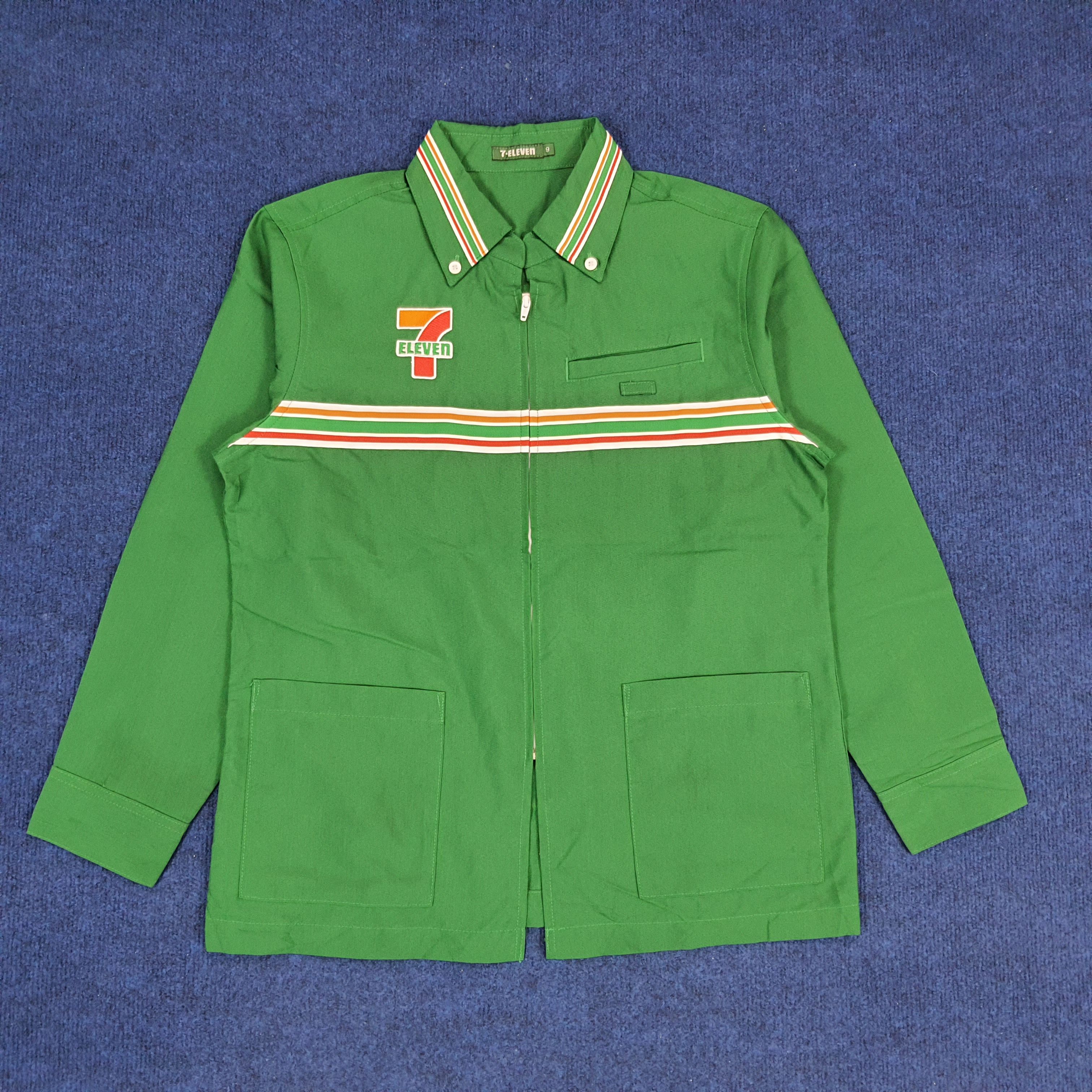 Japanese Brand × Vintage Vintage 7 Eleven Staff Uniform Japanese Brand Worker Jacket Size US S / EU 44-46 / 1 - 1 Thumbnail