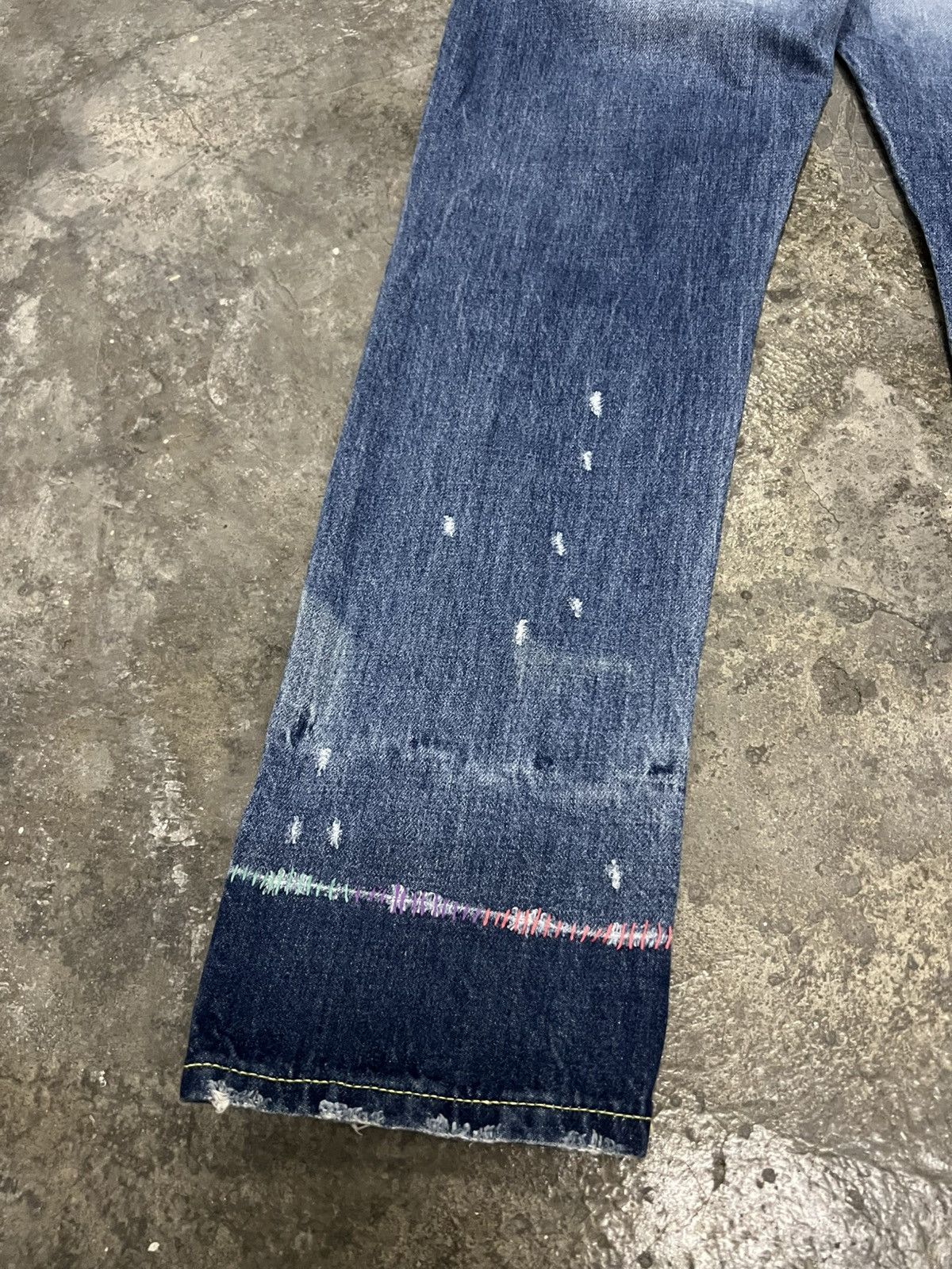 Japanese Brand TSUMORI CHISATO BY ISSEY MIYAKE DISTRESSED JEAN Size US 31 - 12 Thumbnail