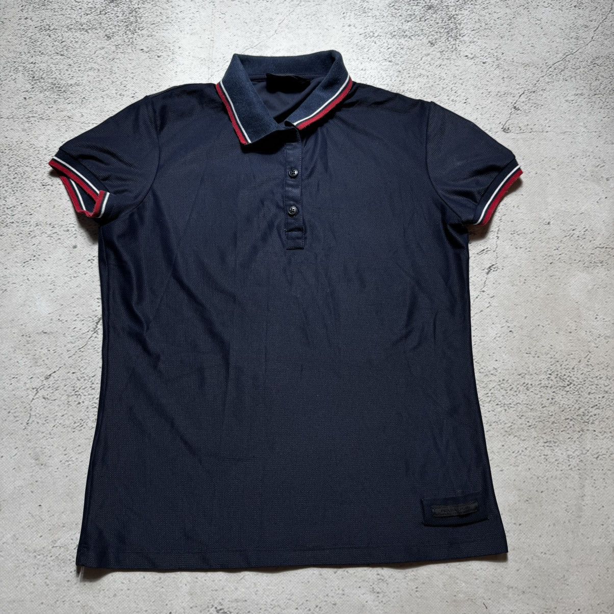 Prada luxury prada t shirt with big logo polo y2k streetwear Size S / US 4 / IT 40 - 1 Thumbnail