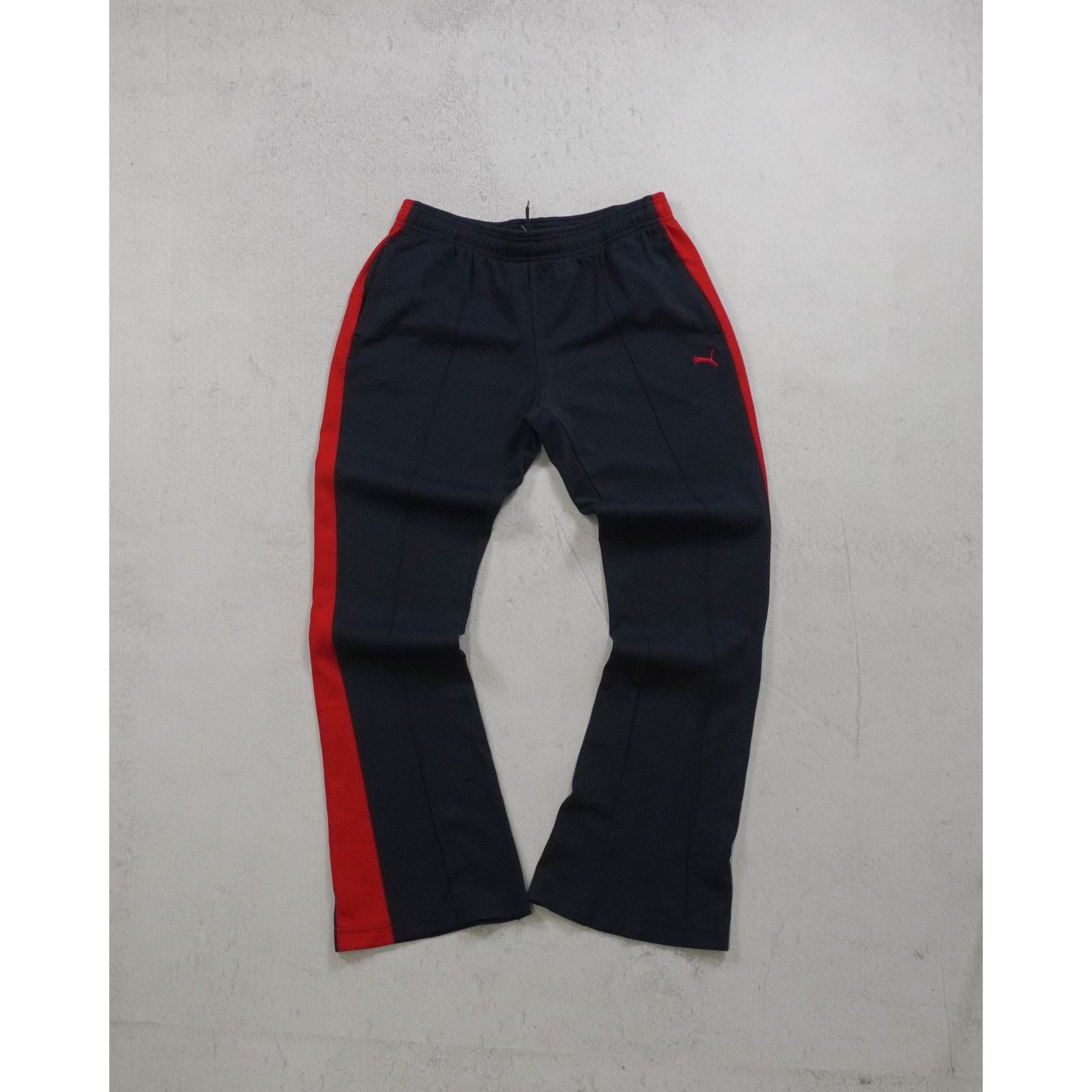 Puma Vintage 00s Puma Blue Track Pants - Women's Large Size 30" / US 8 / IT 44 - 1 Thumbnail
