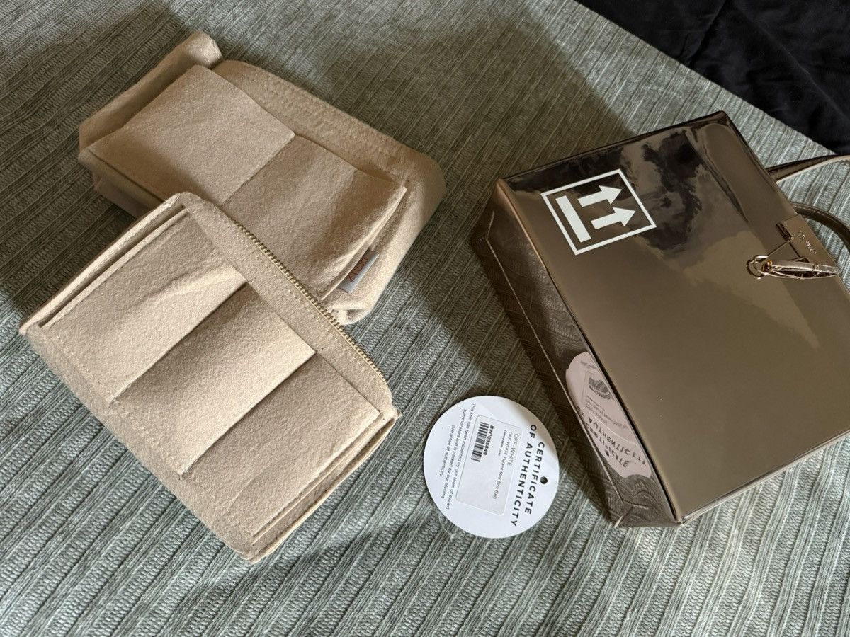 Off-White Off-white rose gold metallic box bag Size ONE SIZE - 7 Thumbnail