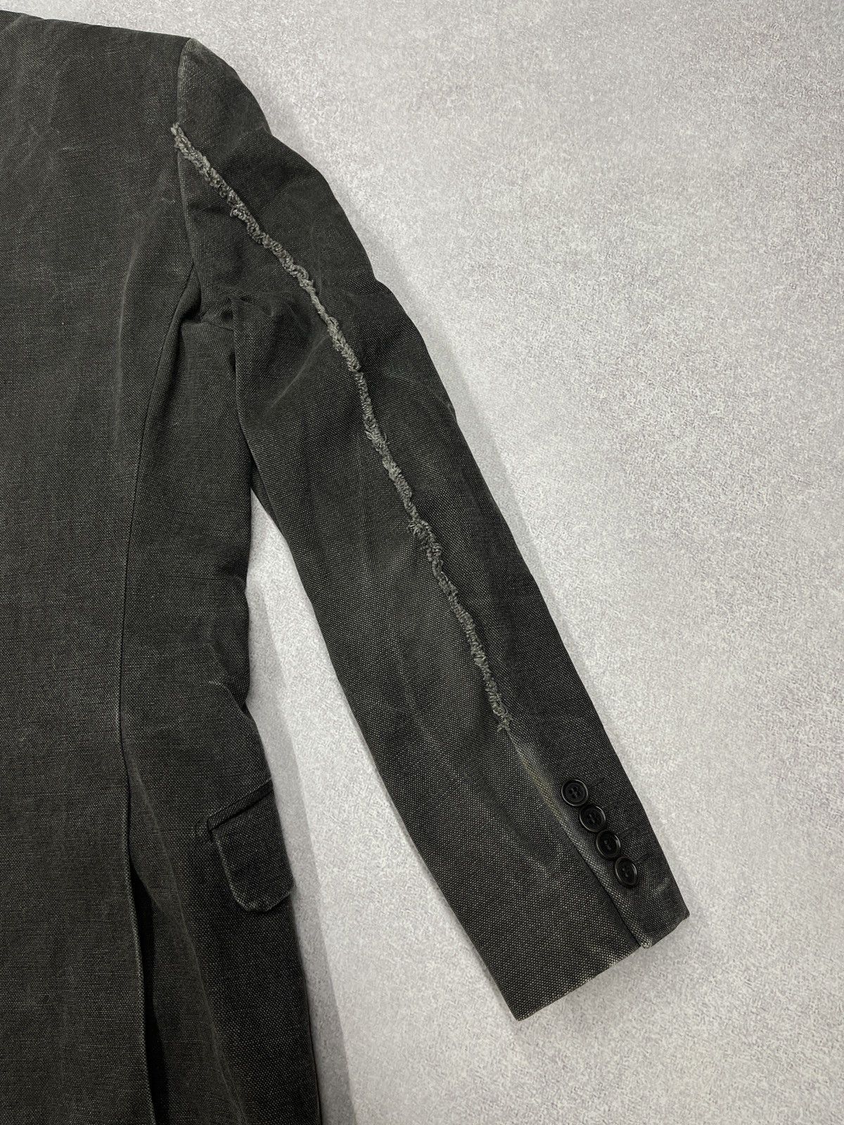 Allsaints Vintage AllSaints Avant Garde Blazer Grey Italy Brunswick Size 46R - 7 Thumbnail