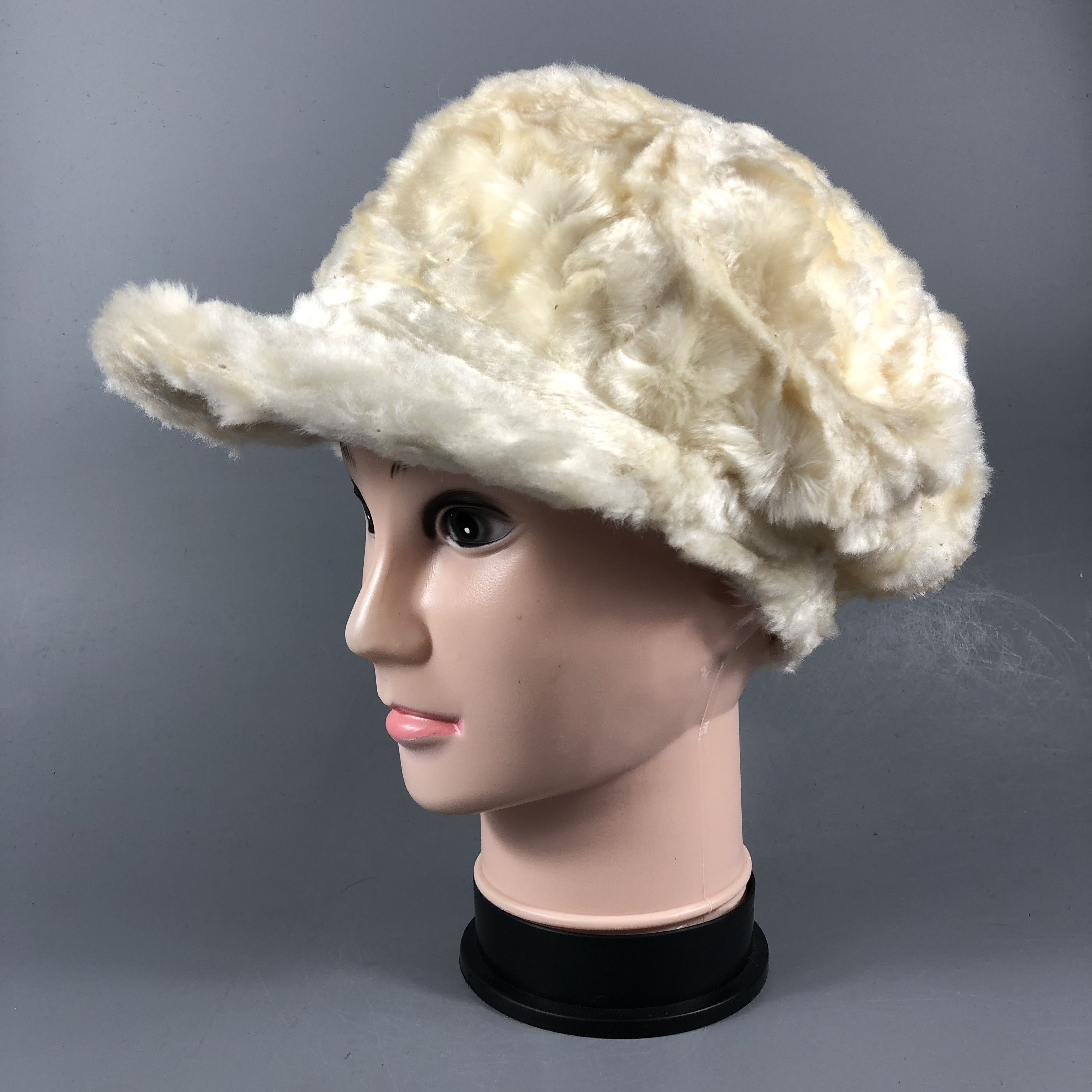 Japanese Brand Vintage Japanese Faux Fur Hat Size ONE SIZE - 2 Thumbnail