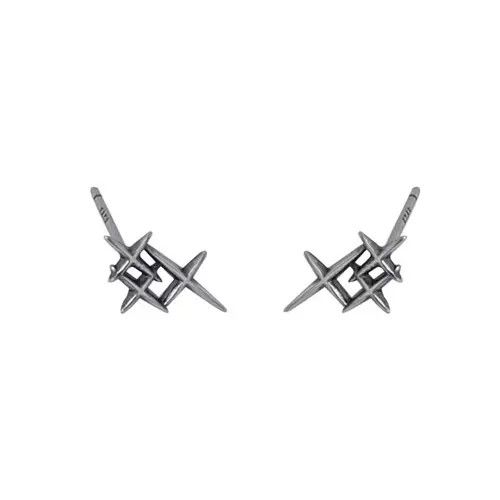 Designer × Vintage 💯925 silver vintage earrings Size ONE SIZE - 4 Thumbnail