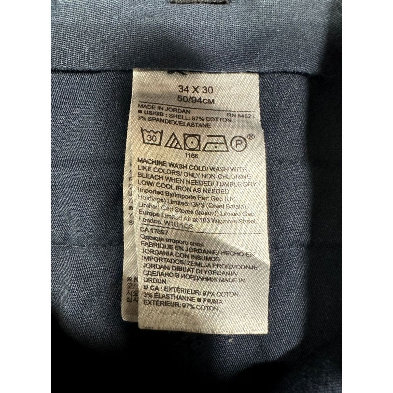 Banana Republic Banana Republic Mens 34 Slim Fit Dress Pants Blue Flat Straight Pockets Size US 34 / EU 50 - 5 Thumbnail