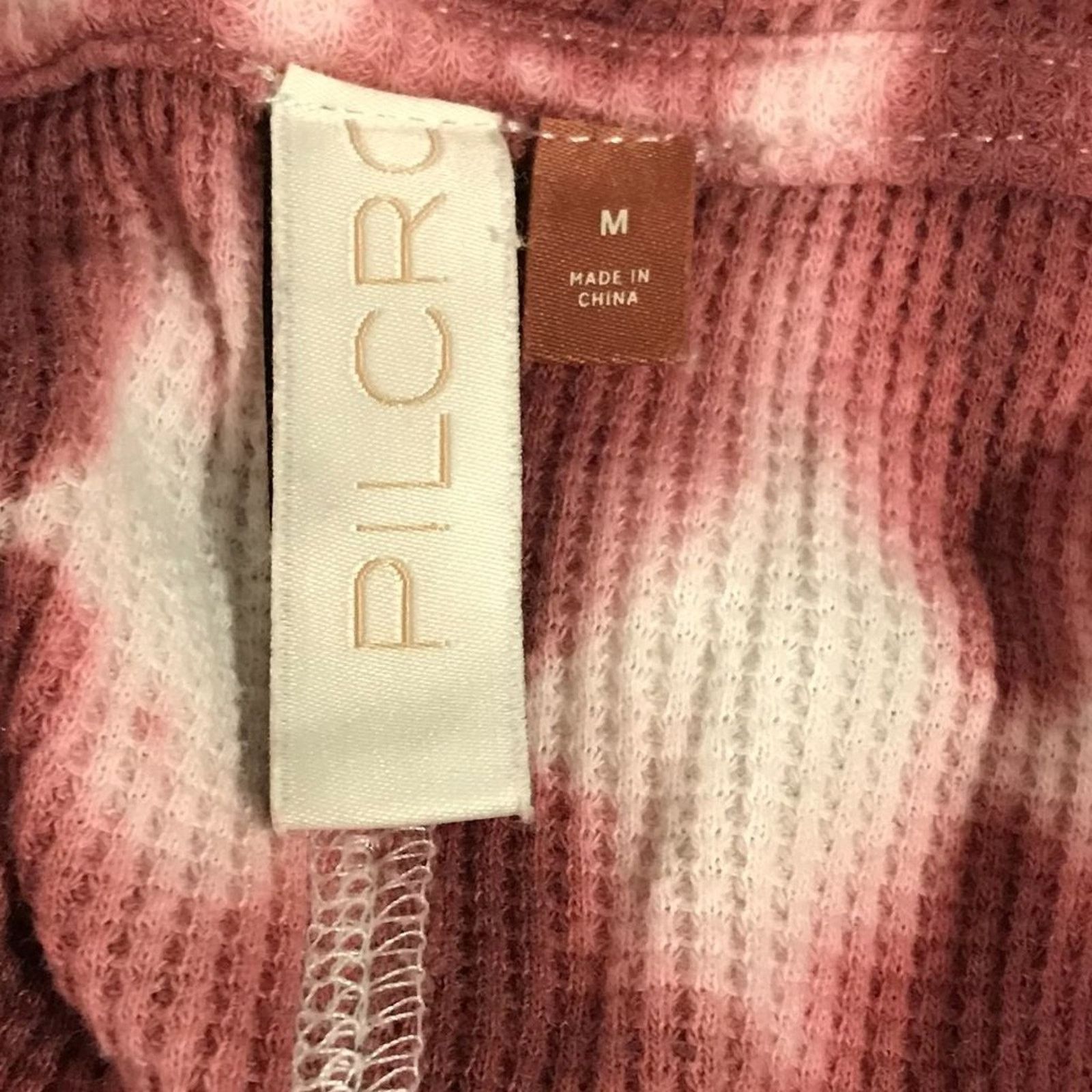 Anthropologie Anthropologie Pilcro Angie Mock Neck Tie Dye L/S Waffle Top Size M / US 6-8 / IT 42-44 - 5 Thumbnail