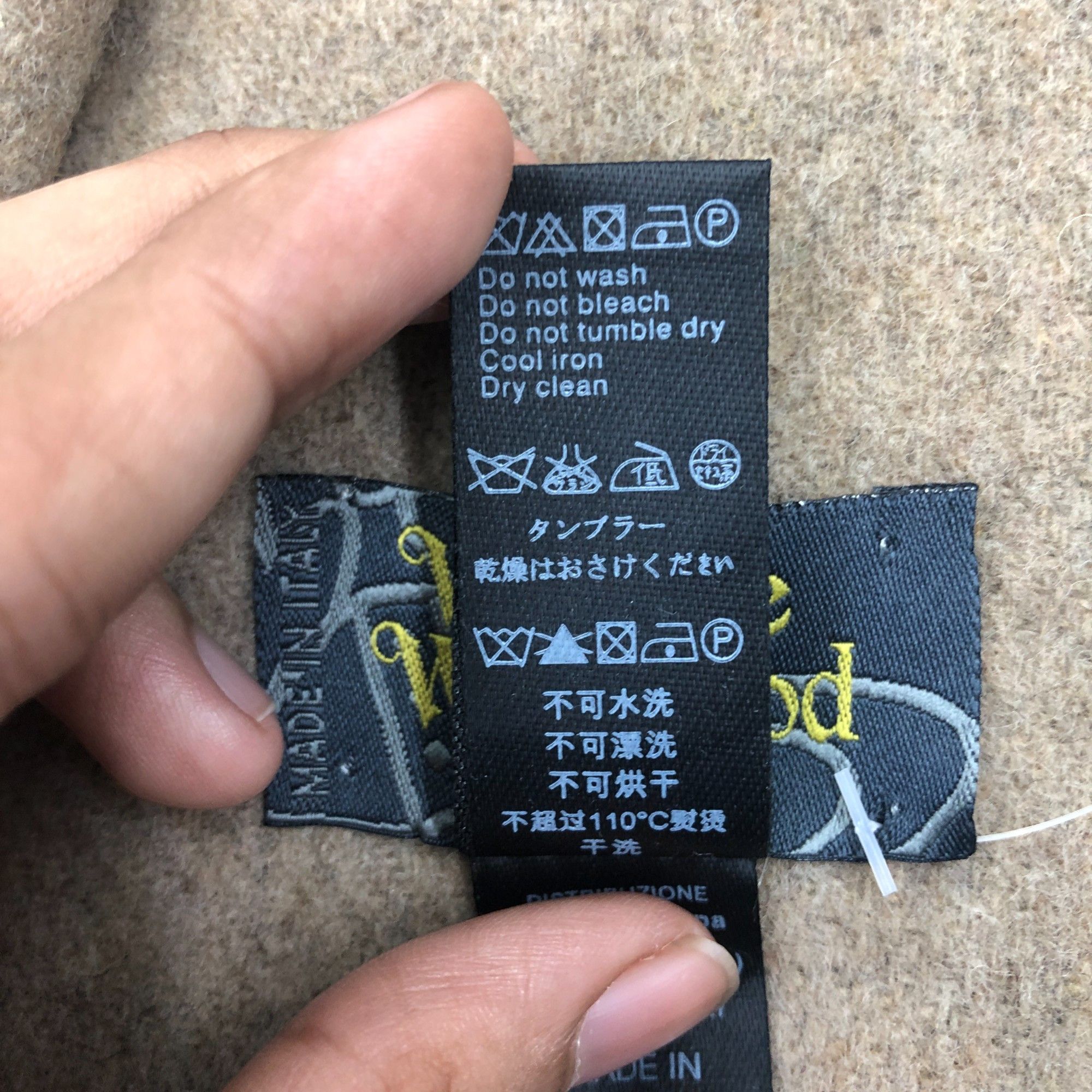 Japanese Brand Vintage Vivienne Westwood Scarf Muffler Orbs Wool Scarves Size ONE SIZE - 5 Thumbnail