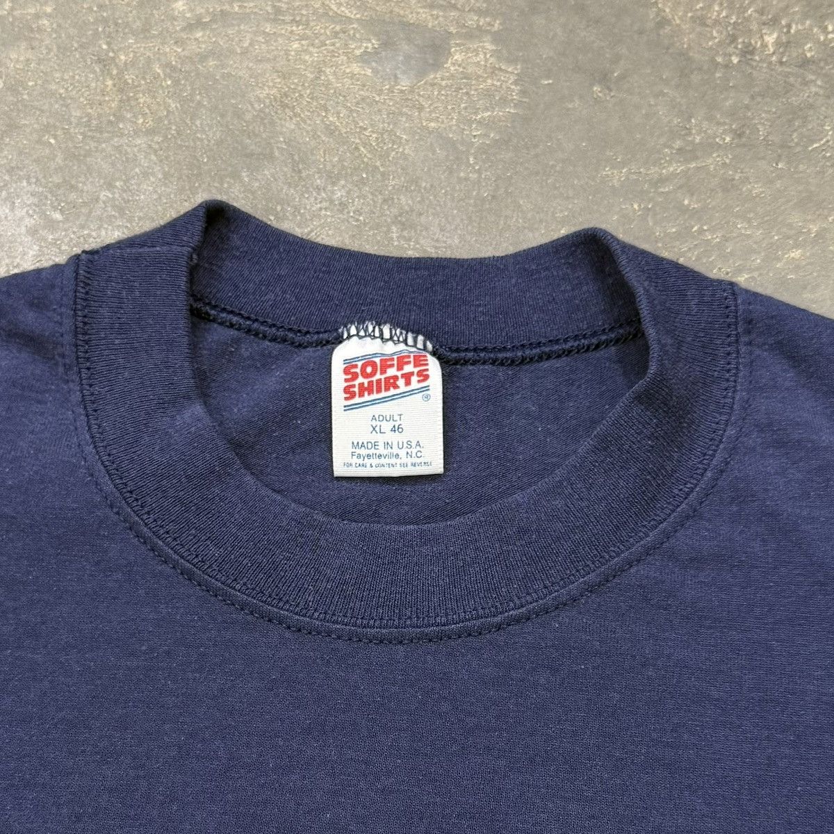 Soffe Vintage US Navy Single Stitch Soffe USA Made XL Tee Size US XL / EU 56 / 4 - 6 Thumbnail