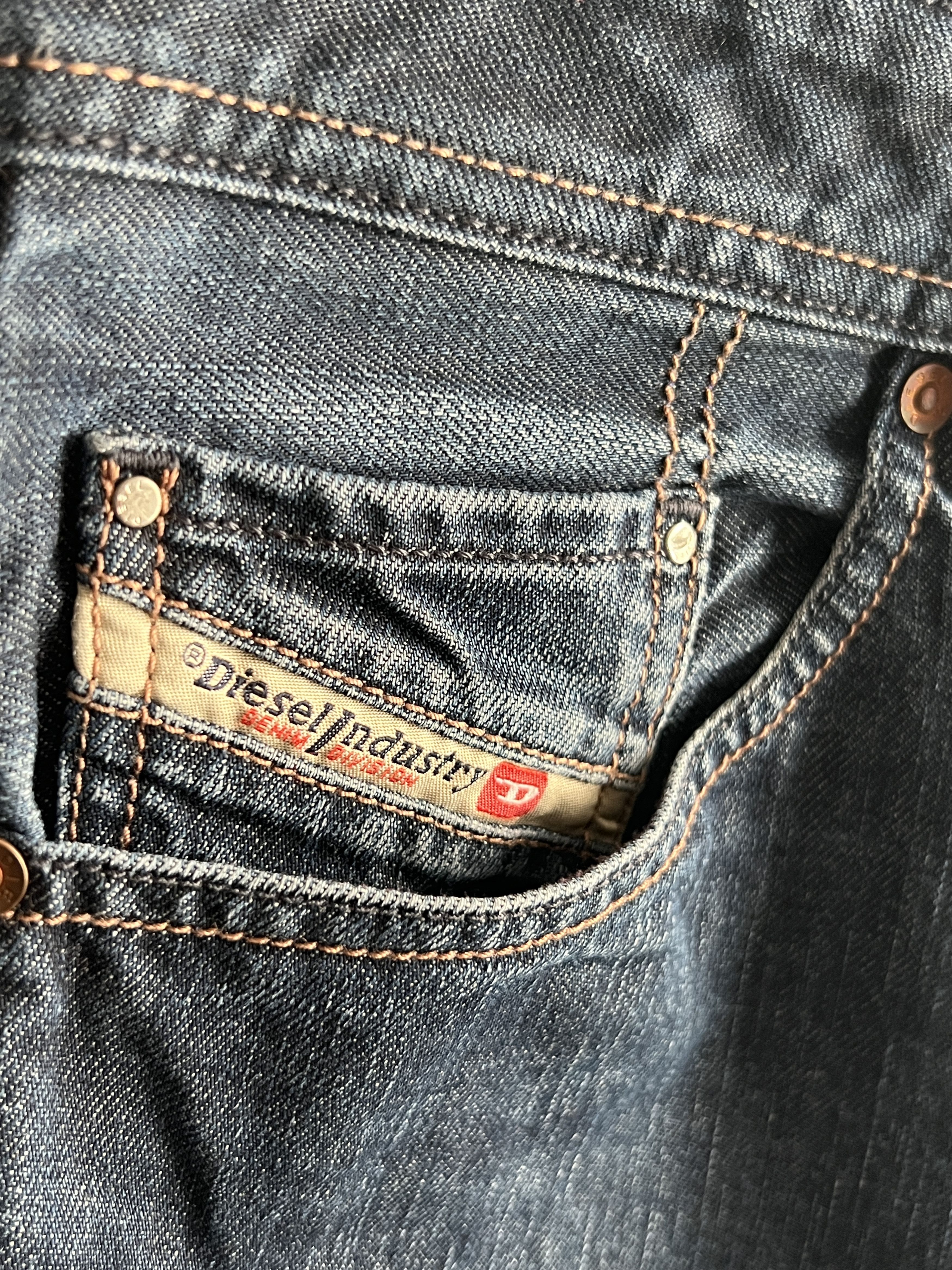 Diesel × Vintage Diesel Industry Vintage Straight Denim Pants Jeans Relaxed Size US 32 / EU 48 - 7 Thumbnail