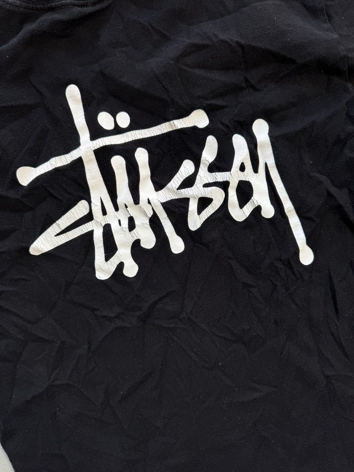 Stussy × Vintage Vintage Stussy Big Logo Back Y2K Hype Streetwear T-shirt Size US M / EU 48-50 / 2 - 7 Thumbnail