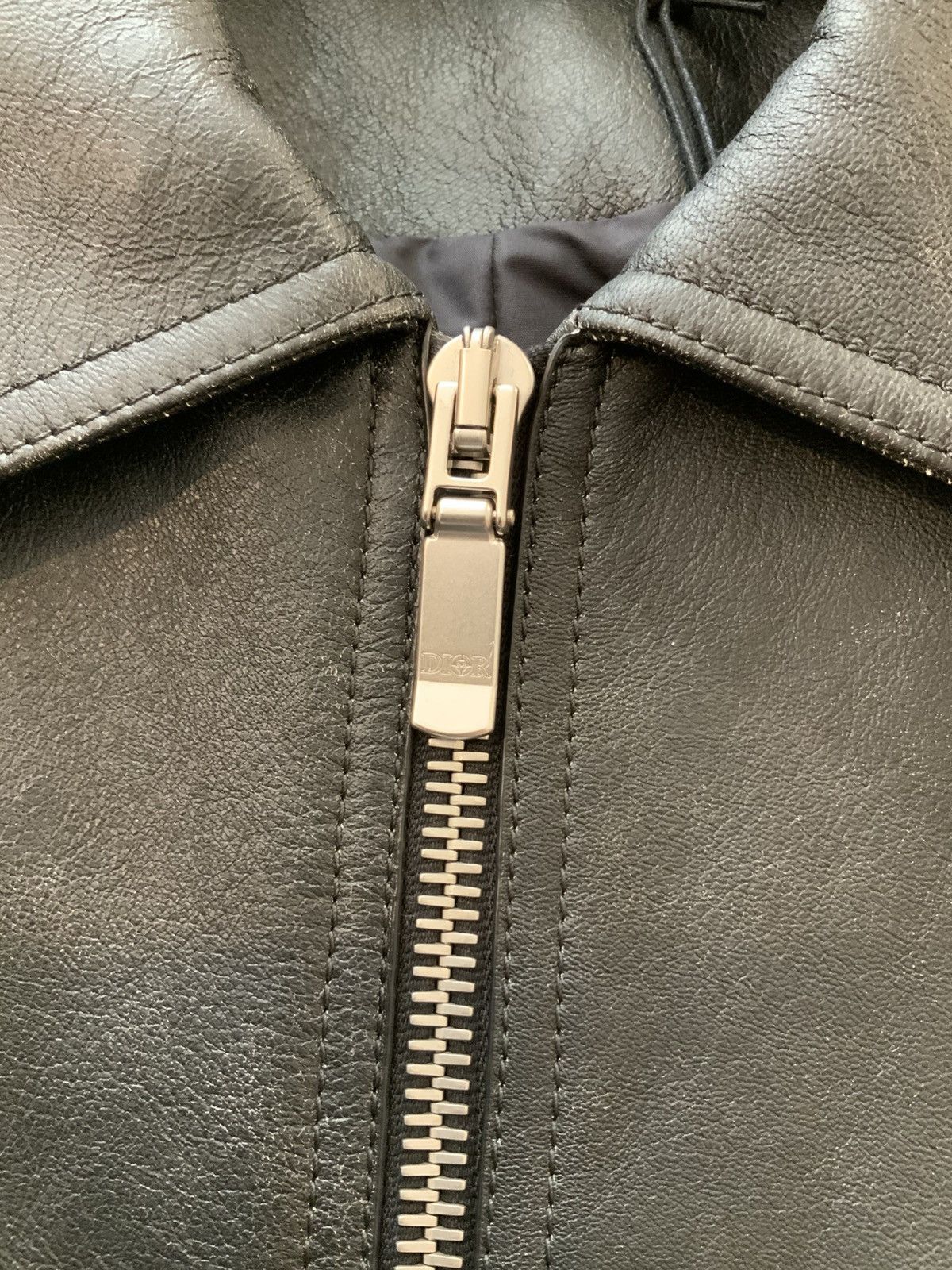 Dior × Stone Island Dior x Stone Island Leather Field Jacket Size US M / EU 48-50 / 2 - 9 Thumbnail