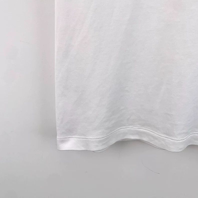Louis Vuitton Louis Vuitton 22 white logo print chain cotton stand-up sh Size S / US 4 / IT 40 - 5 Thumbnail