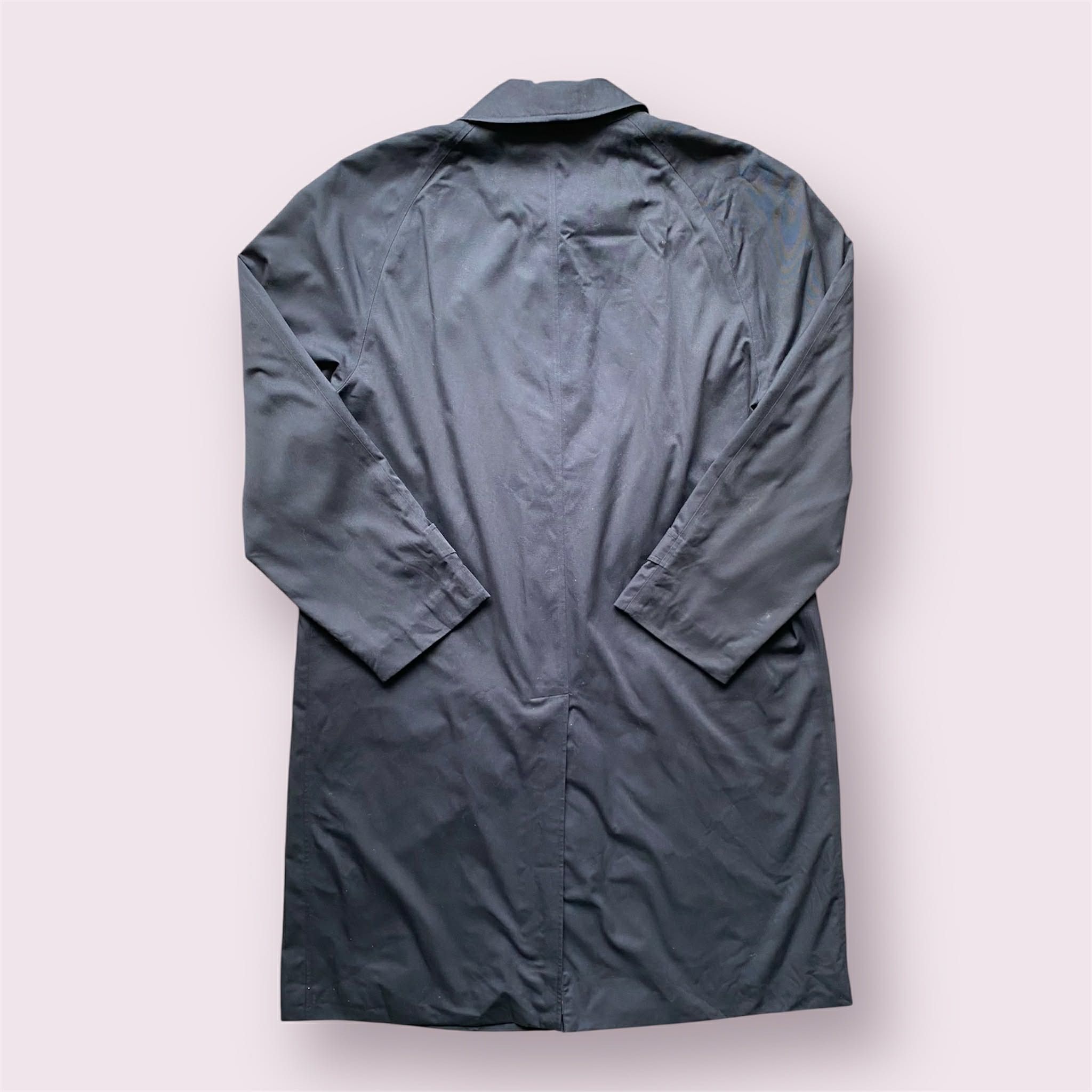 Burberry Prorsum Vintage Burberry Prorsum Trench Coat Nova Check Dark Blue Size US XL / EU 56 / 4 - 2 Thumbnail
