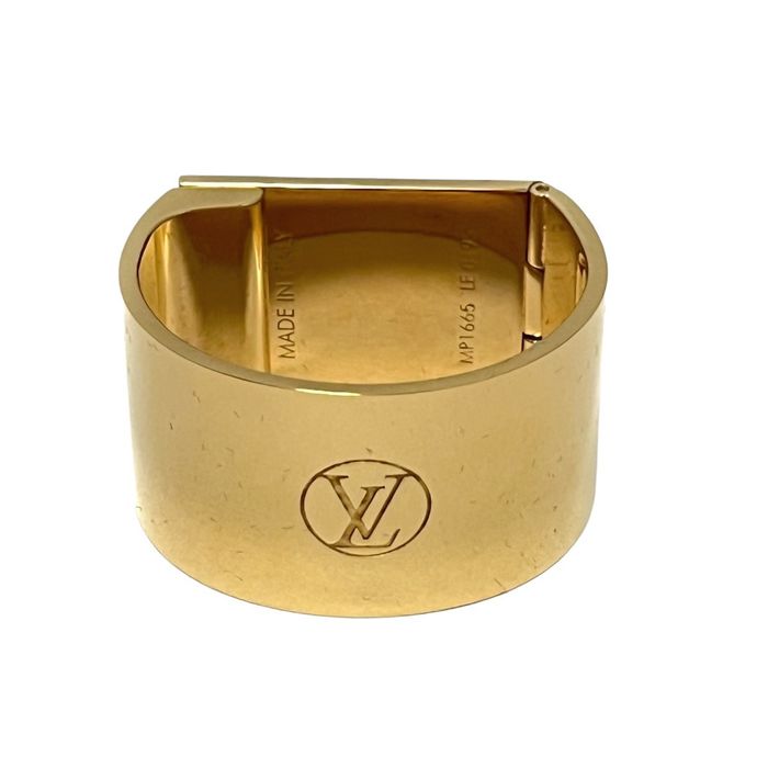Louis Vuitton LOUIS VUITTON LV scarf muffler ring MP1665 gold color