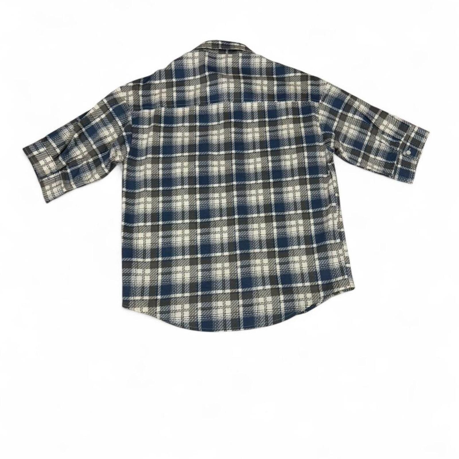 Ed Hardy CMX Studio blue plaid button up shirt Size US M / EU 48-50 / 2 - 2 Thumbnail