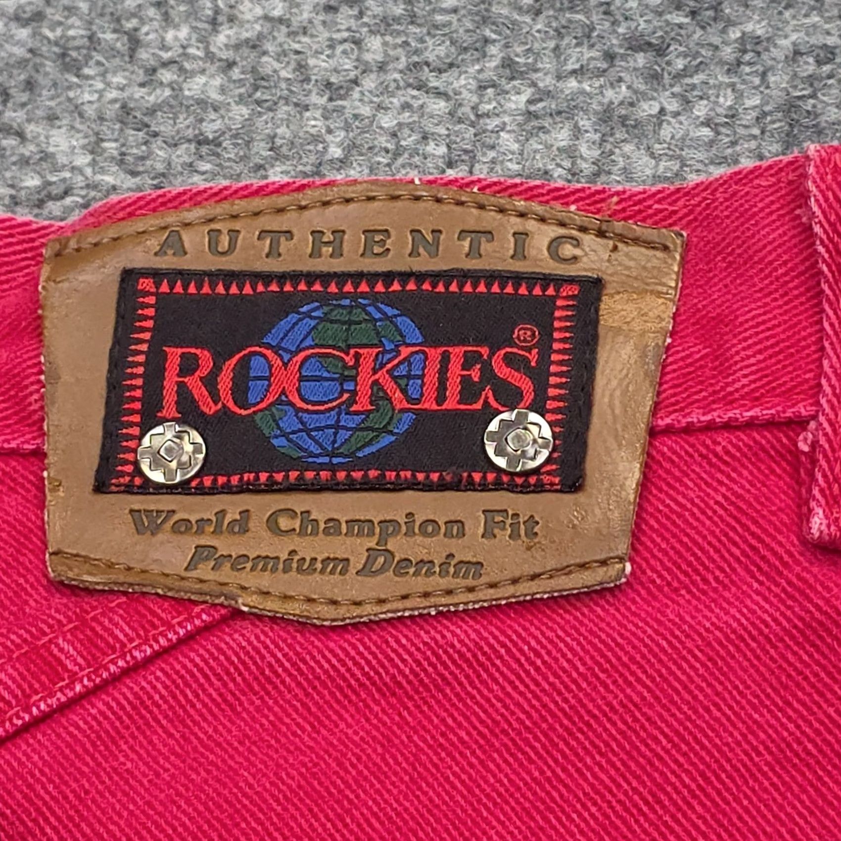 Vintage VINTAGE Rocky Mountain Rockies Pants 1 / 25 Red Twill High Rise Women's Size 25" / US 0 / IT 36 - 6 Thumbnail