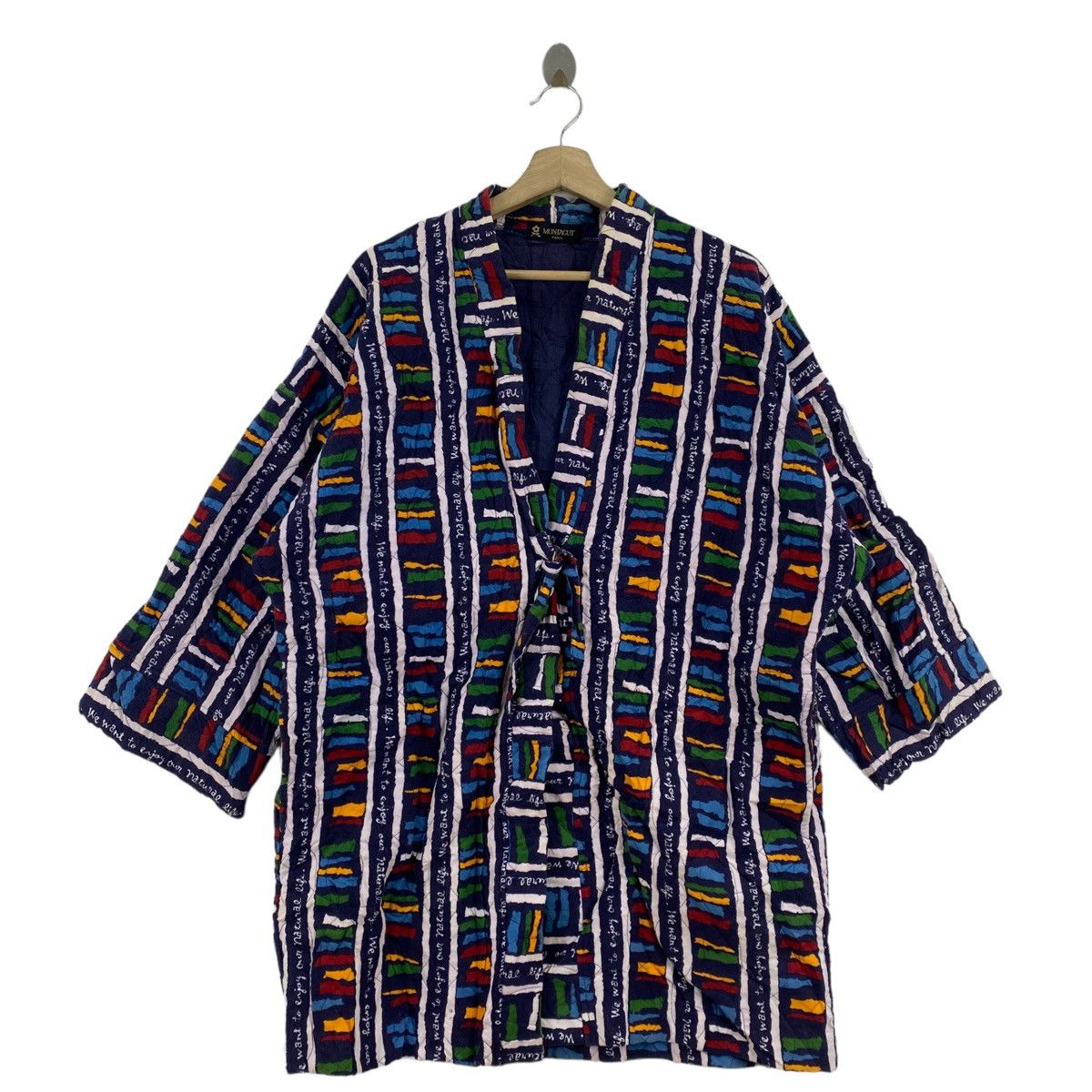Montagut × Vintage Vintage MONTAGUT PARIS Three Quater Overprint Robe Style Size US XL / EU 56 / 4 - 1 Thumbnail