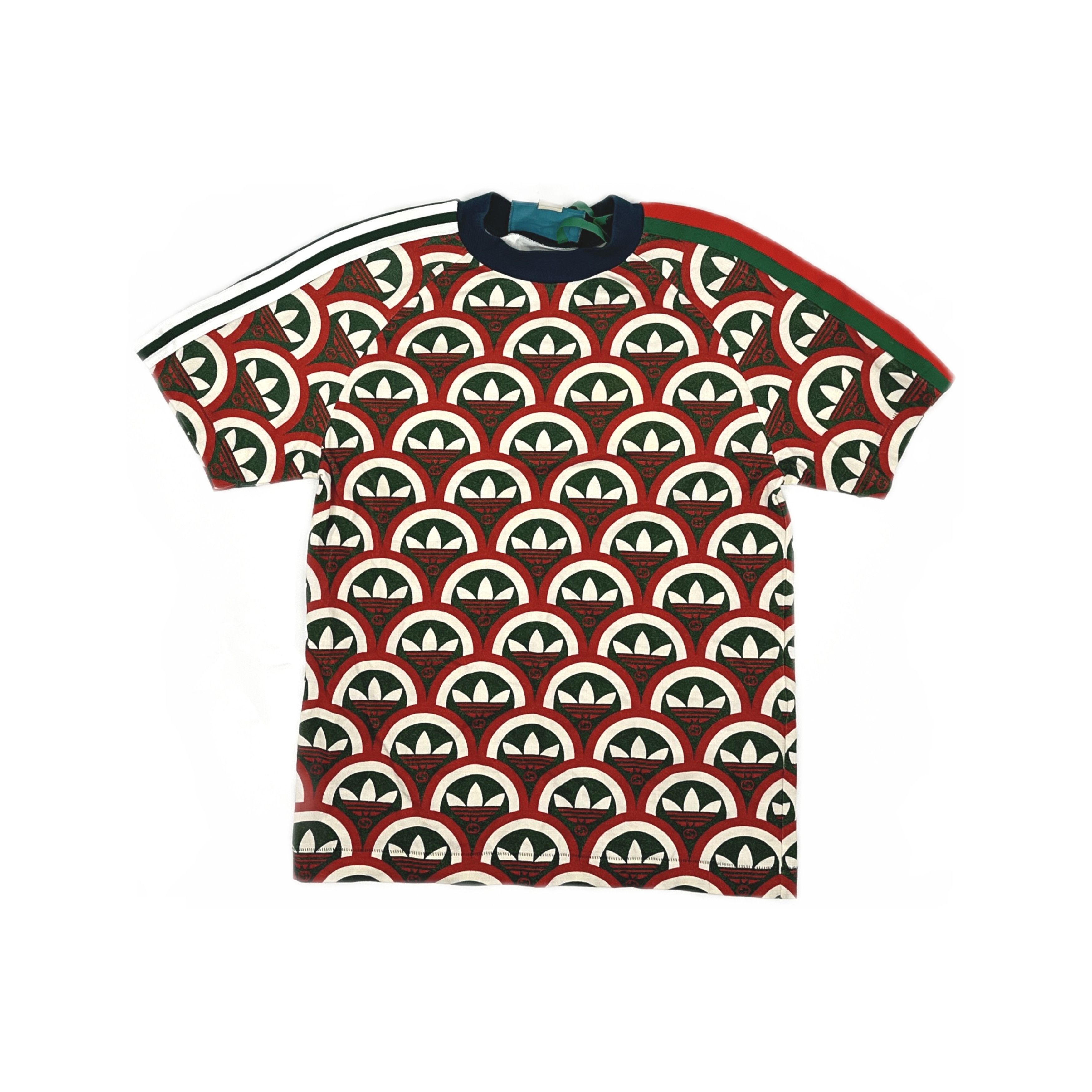 Gucci Gucci x adidas Trefoil Pattern T-Shirt Size M | Grailed