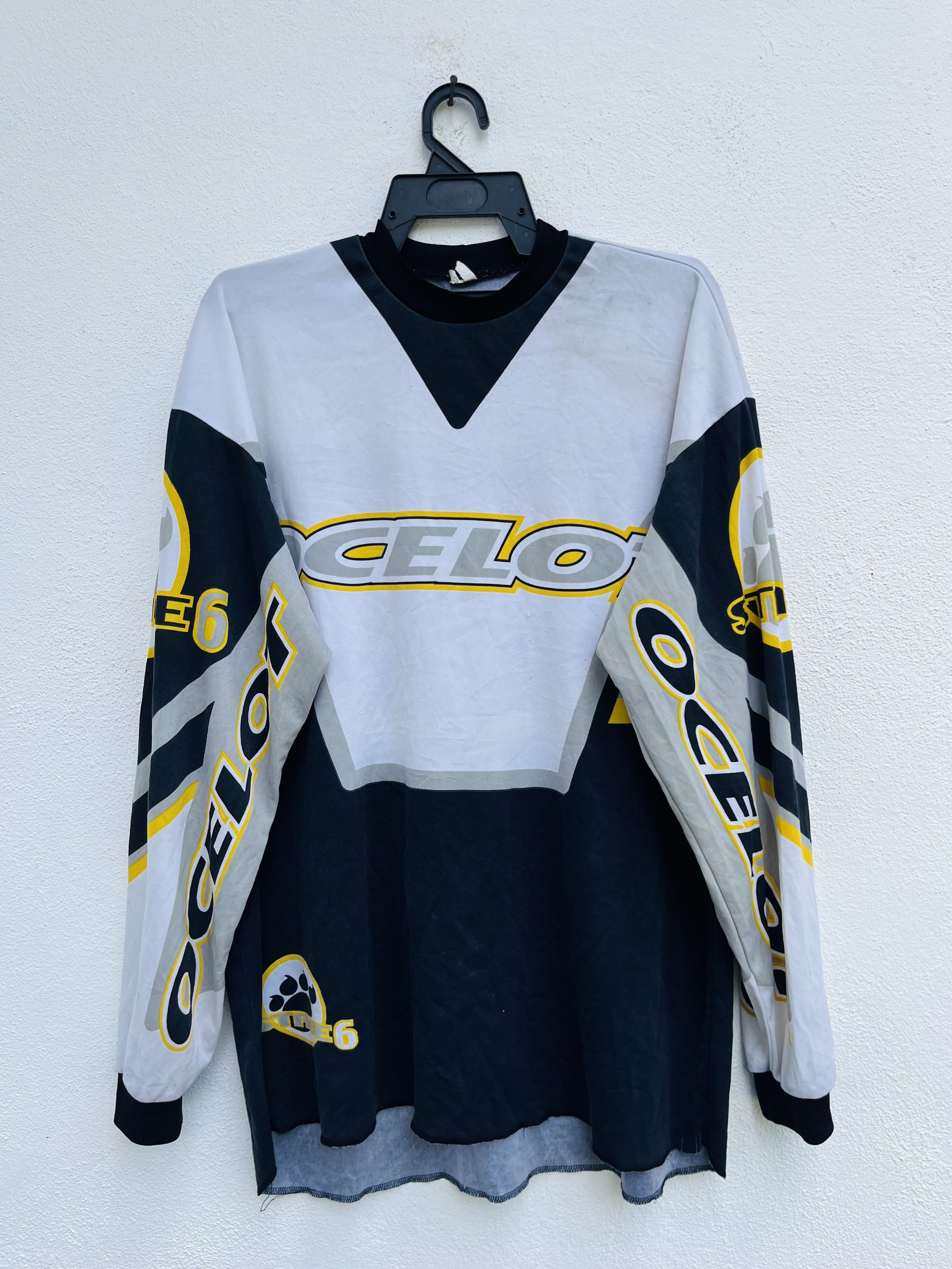Japanese Brand Vintage Ocelot Stage 6 Motorcross Outdoor Shirt Size US L / EU 52-54 / 3 - 1 Thumbnail
