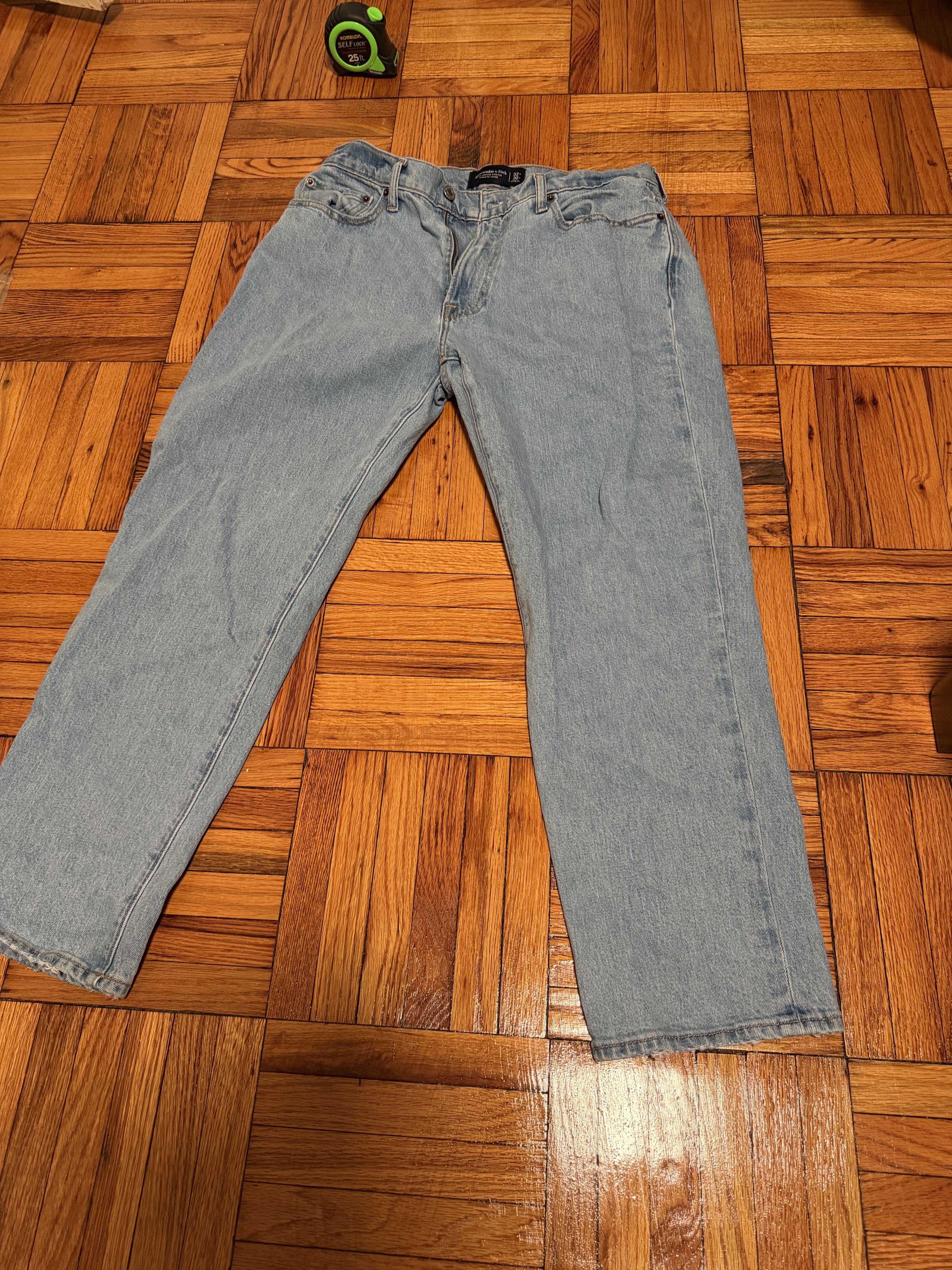 Abercrombie & Fitch Abercrombie Athletic Loose Stretch Jeans Size US 32 / EU 48 - 1 Thumbnail