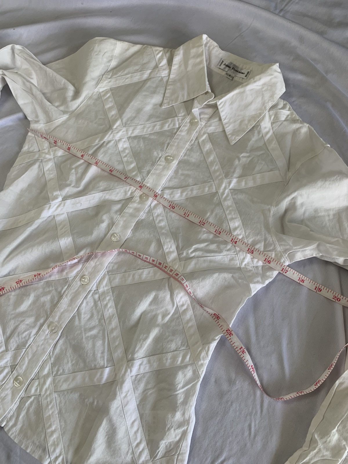 Japanese Brand anne fortaine button up cdg style jpg isseymiyake yohji Size S / US 4 / IT 40 - 9 Thumbnail