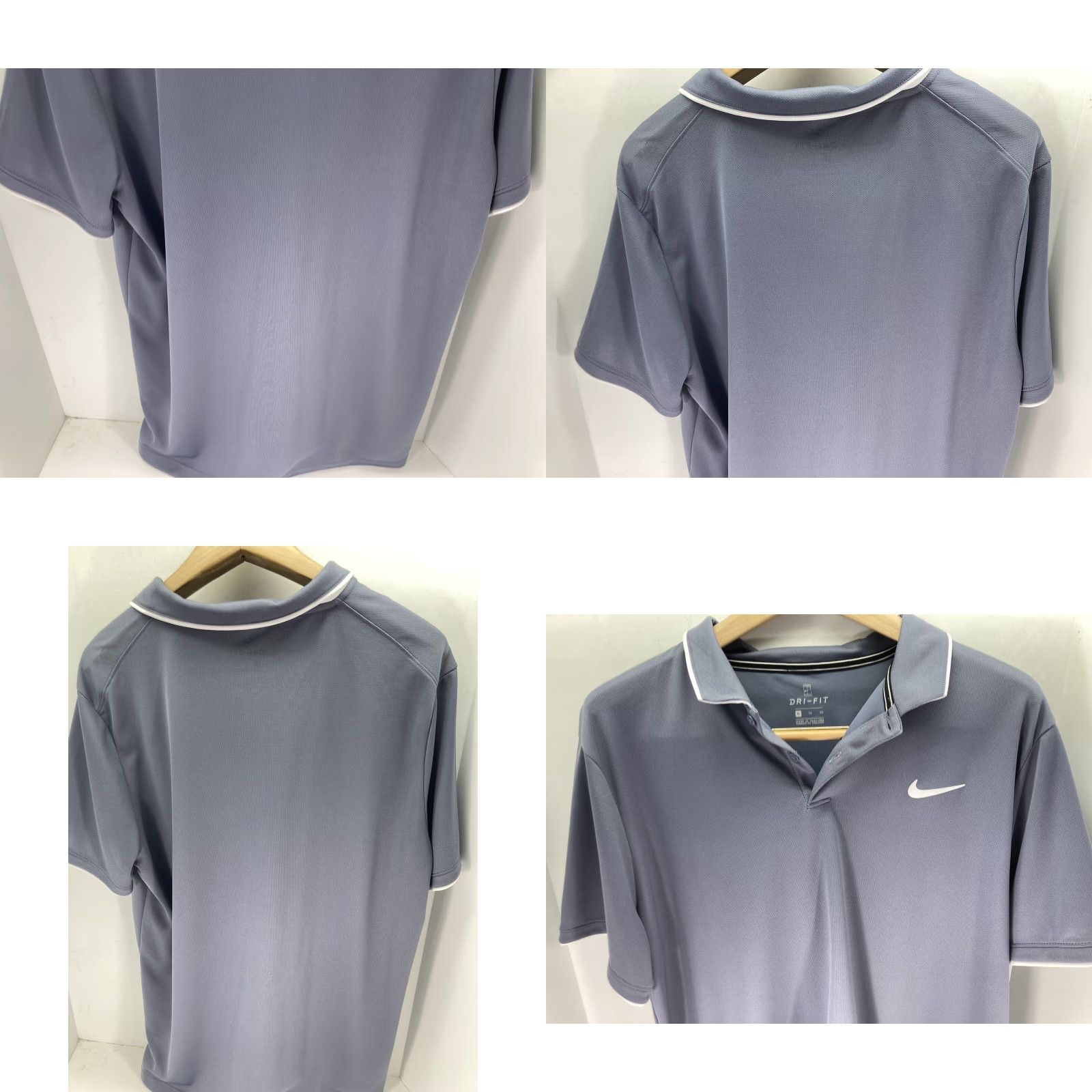 Nike Nike Dri-FIT Polo Shirt Men XL Gray Short Sleeve Button Pullover Golf Casual Size US XL / EU 56 / 4 - 8 Thumbnail