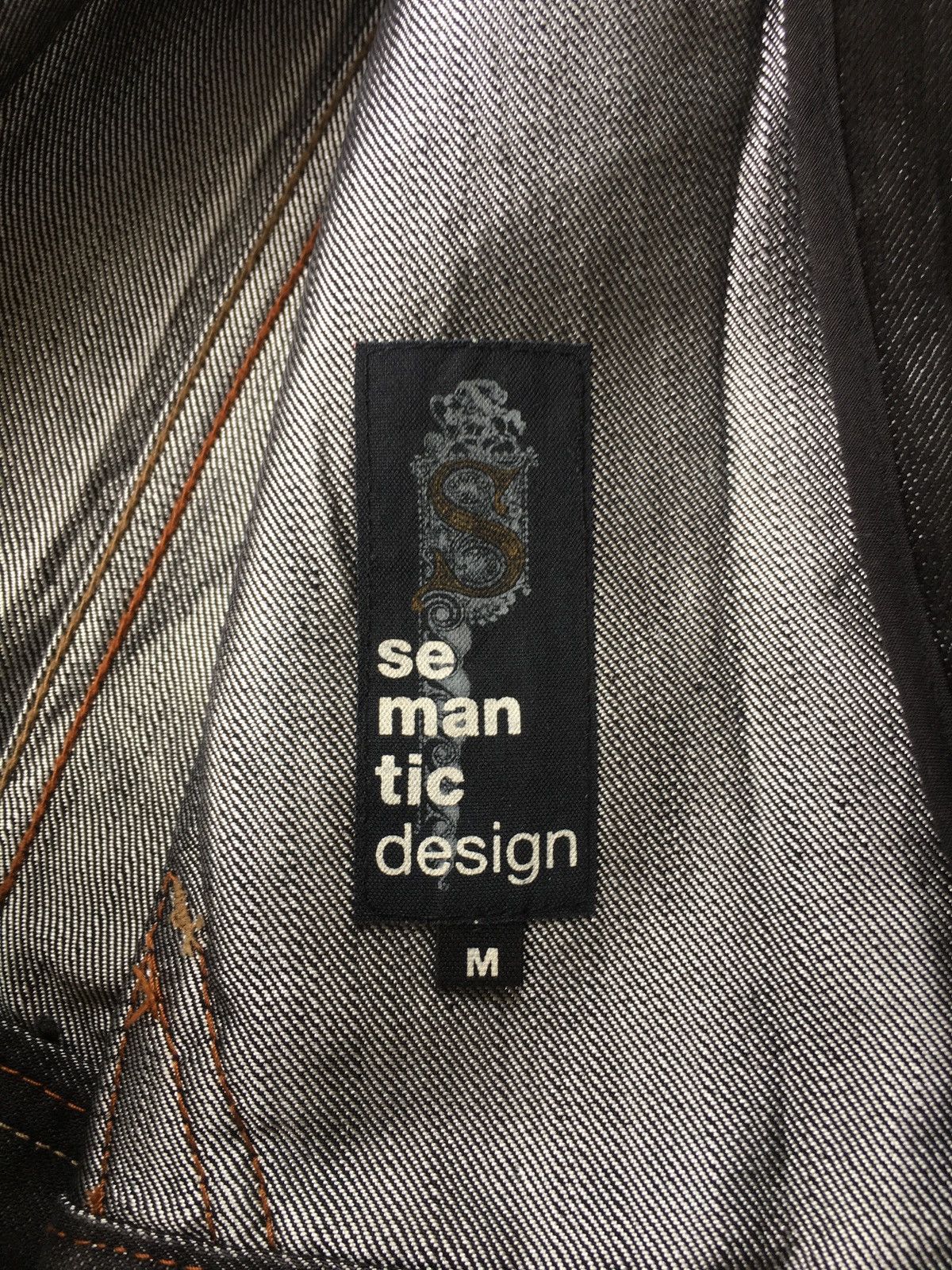 Tornado Mart Semantic Design Denim Jacket Size US M / EU 48-50 / 2 - 8 Thumbnail