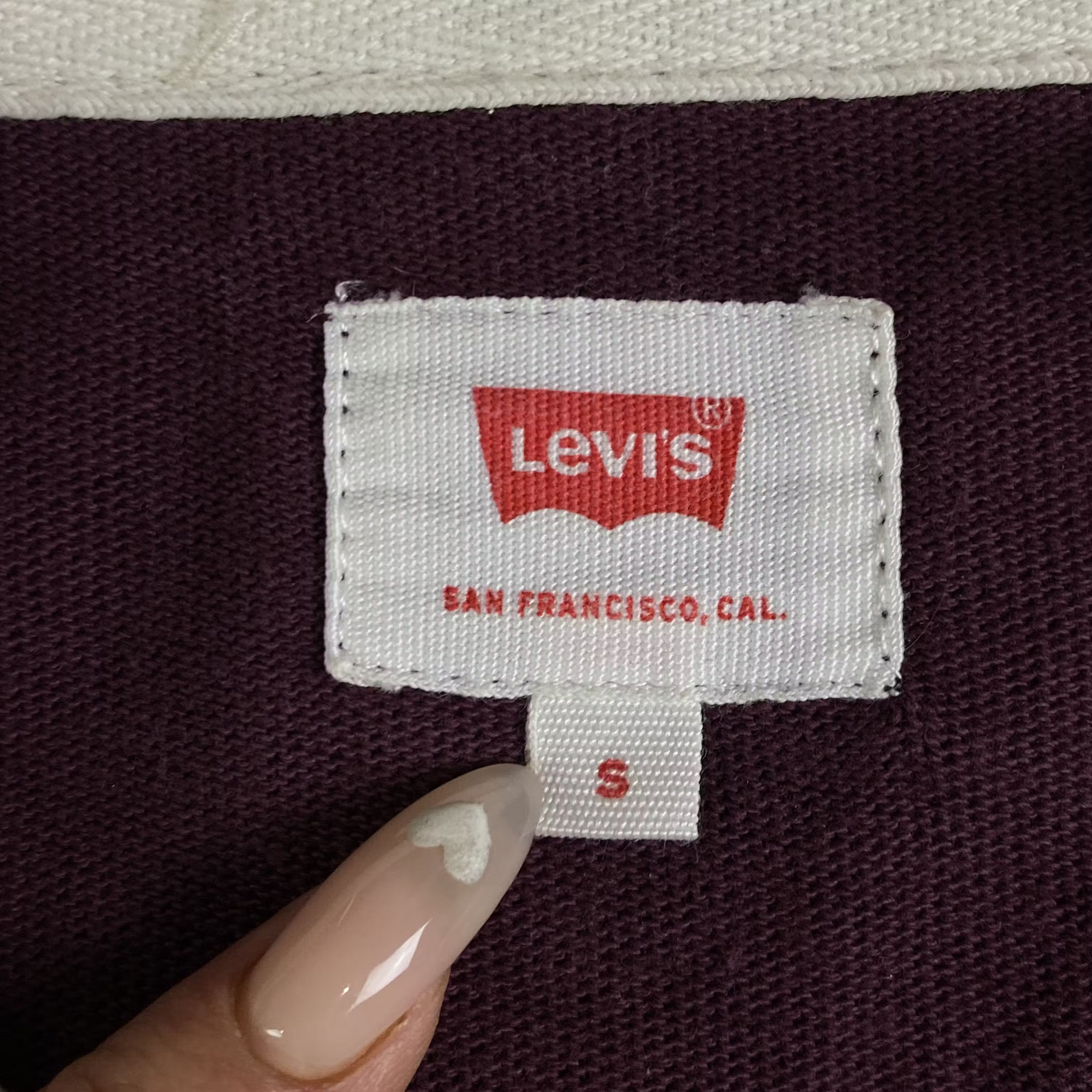Levi's × Levi's Vintage Clothing × Vintage Mens Levi’s Big Logo Rugby Sweatshirt Size S Size US S / EU 44-46 / 1 - 4 Thumbnail