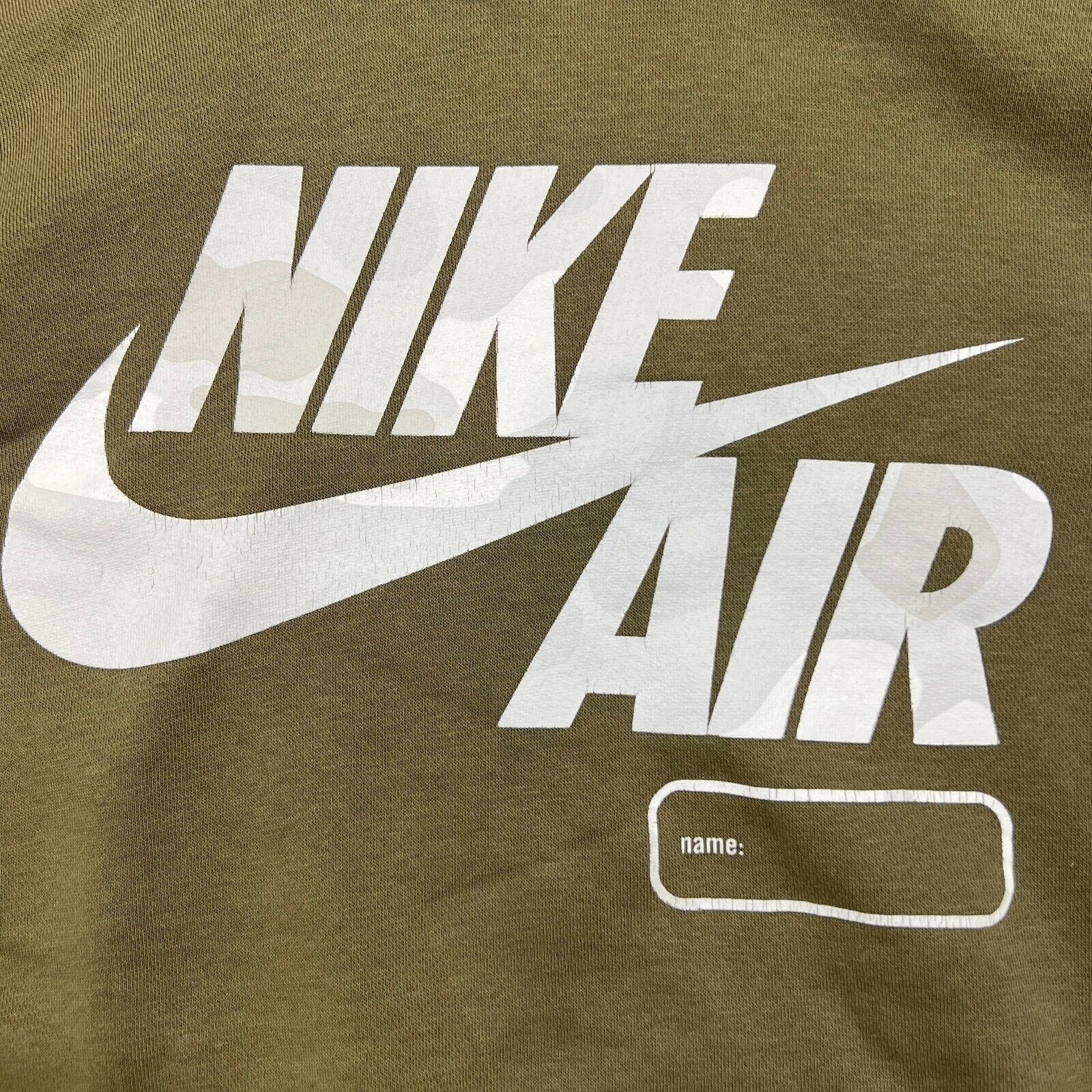 Nike × Vintage Nike Air Hoodie Large Green Sportswear Swoosh Faded Hooded Size US L / EU 52-54 / 3 - 2 Thumbnail
