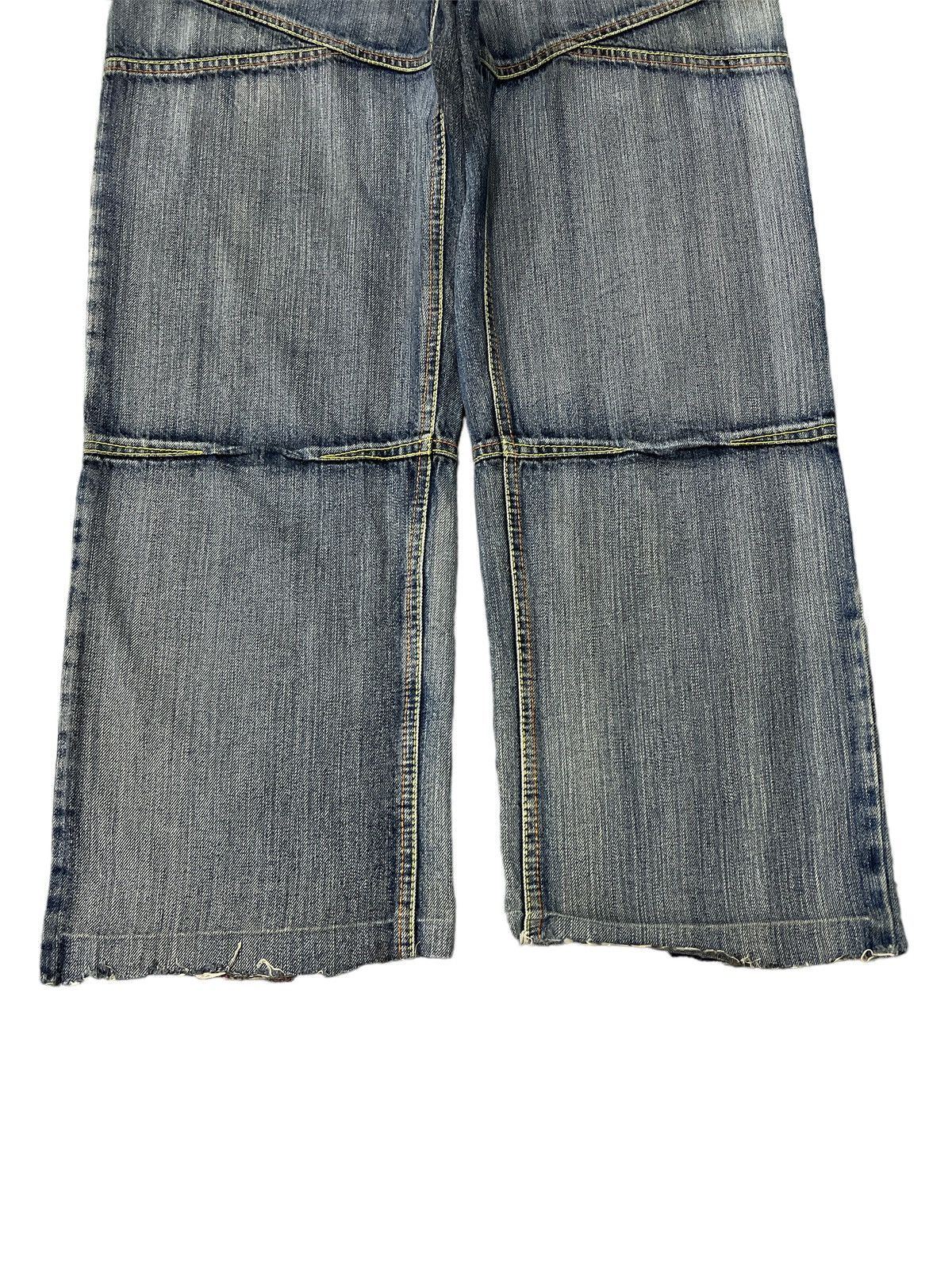 Japanese Brand BAGGY🔥IDENTIC DISTRESSED DENIM PANT Size US 32 / EU 48 - 4 Thumbnail