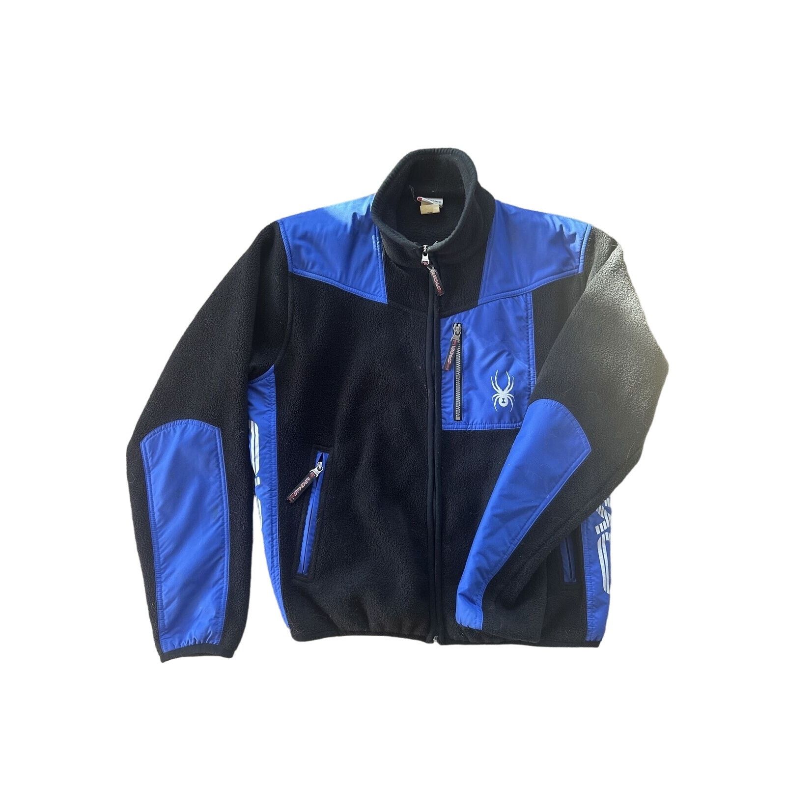 Spyder Spyder Fleece Zip Up Jacket Adult Medium Blue Black Ski Size US M / EU 48-50 / 2 - 1 Thumbnail