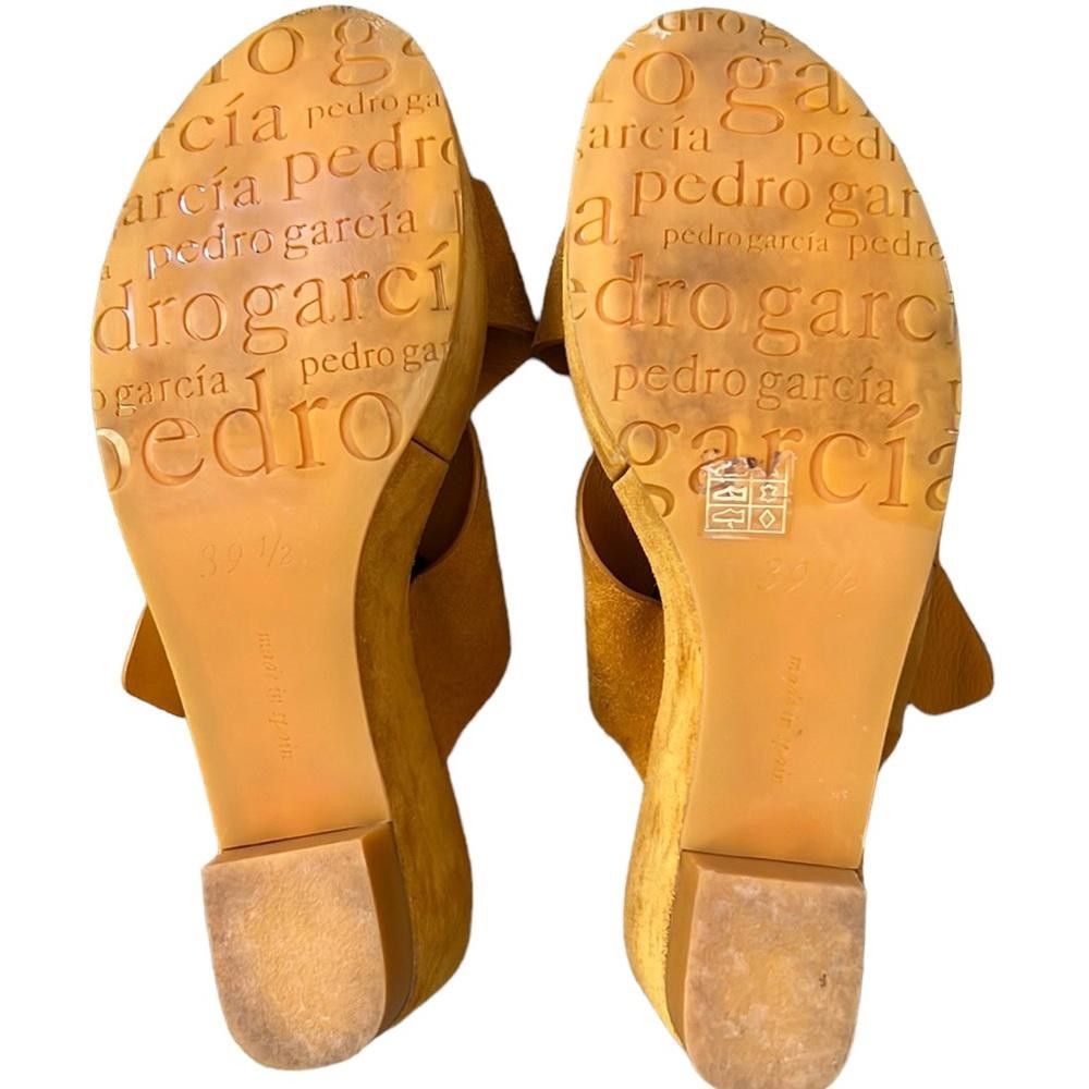 Pedro Garcia Pedro Garcia Suede Donata Wedge Sandal in Tumeric Size 9.5 Size US 9.5 / IT 39.5 - 5 Thumbnail