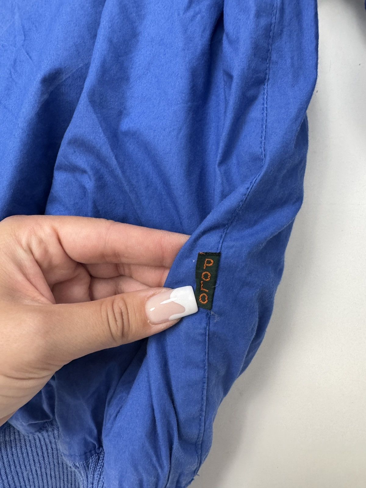 Ralph Lauren Vintage Polo Ralph Lauren 90s Blue Windbreaker Pullover Size US M / EU 48-50 / 2 - 4 Thumbnail