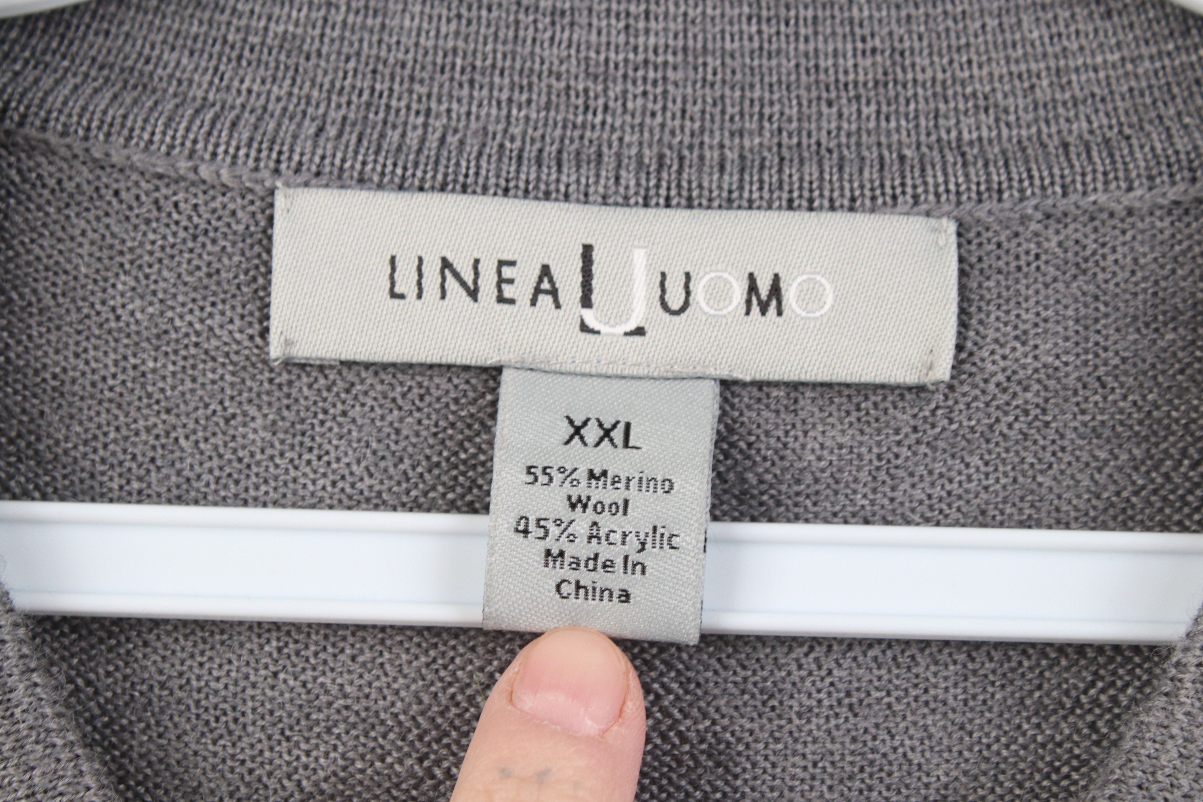 Vintage Vintage 90s Streetwear Wool Blend Knit Collared Sweater Size US XXL / EU 58 / 5 - 5 Thumbnail
