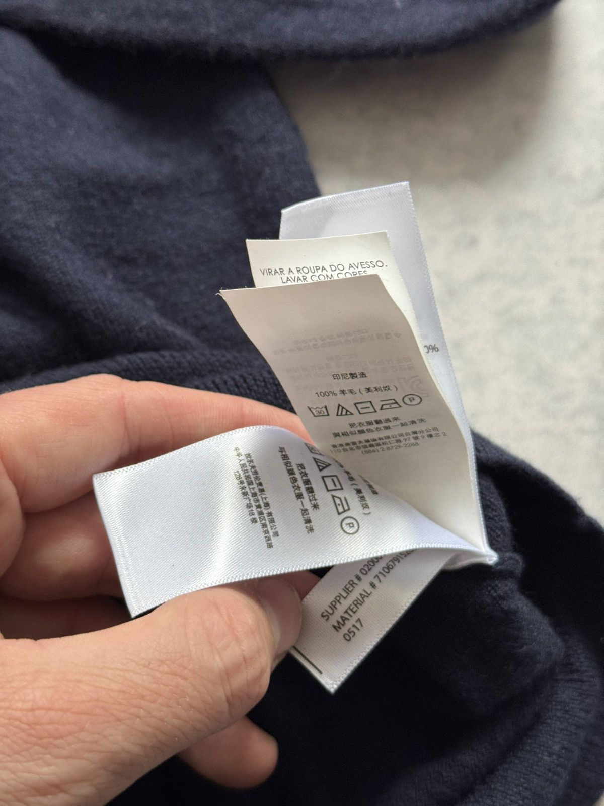 Polo Ralph Lauren × Vintage 100% Wool Ralph Lauren blue sweater Size US M / EU 48-50 / 2 - 6 Thumbnail